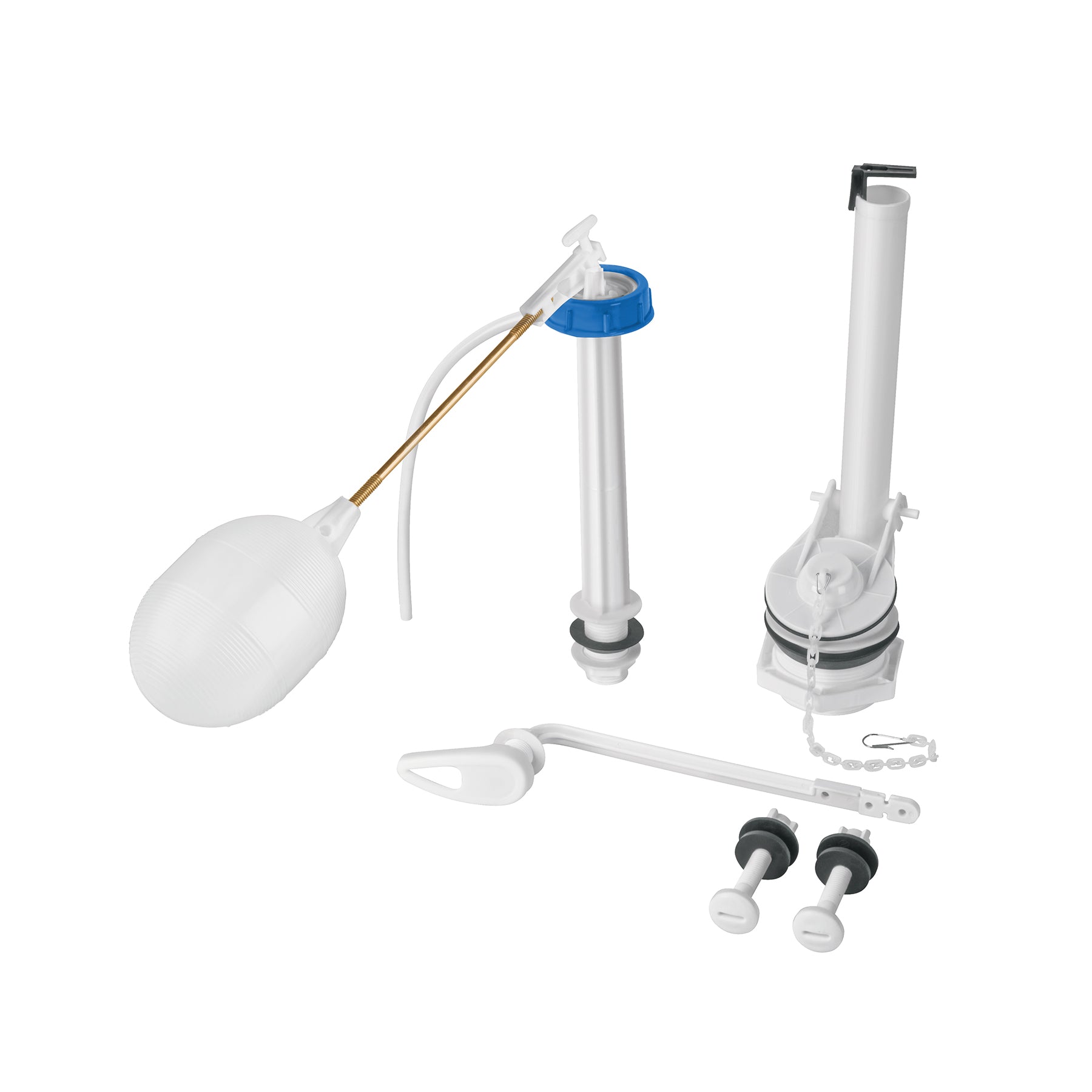 Juego de accesorios para WC, 2" con flotador, Basic