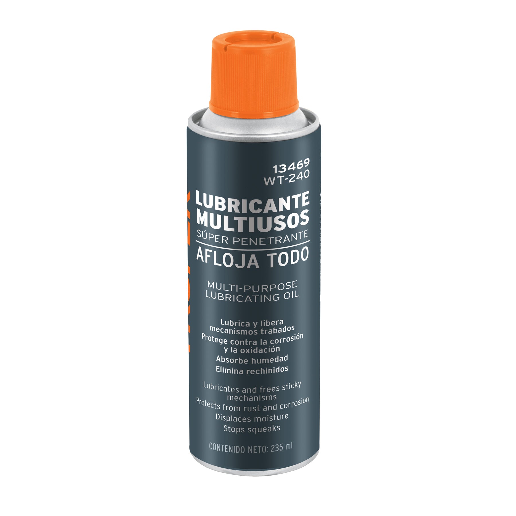 Lubricante multiusos en aerosol, 235ml (8oz), Truper