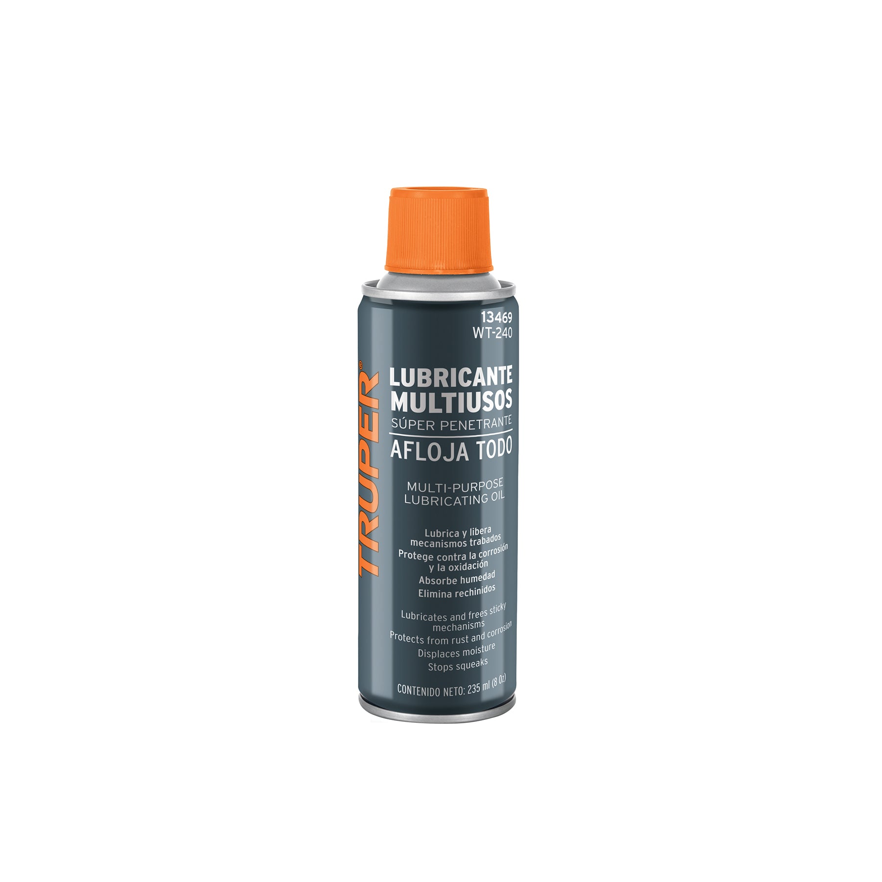 Lubricante multiusos en aerosol, 235ml (8oz), Truper