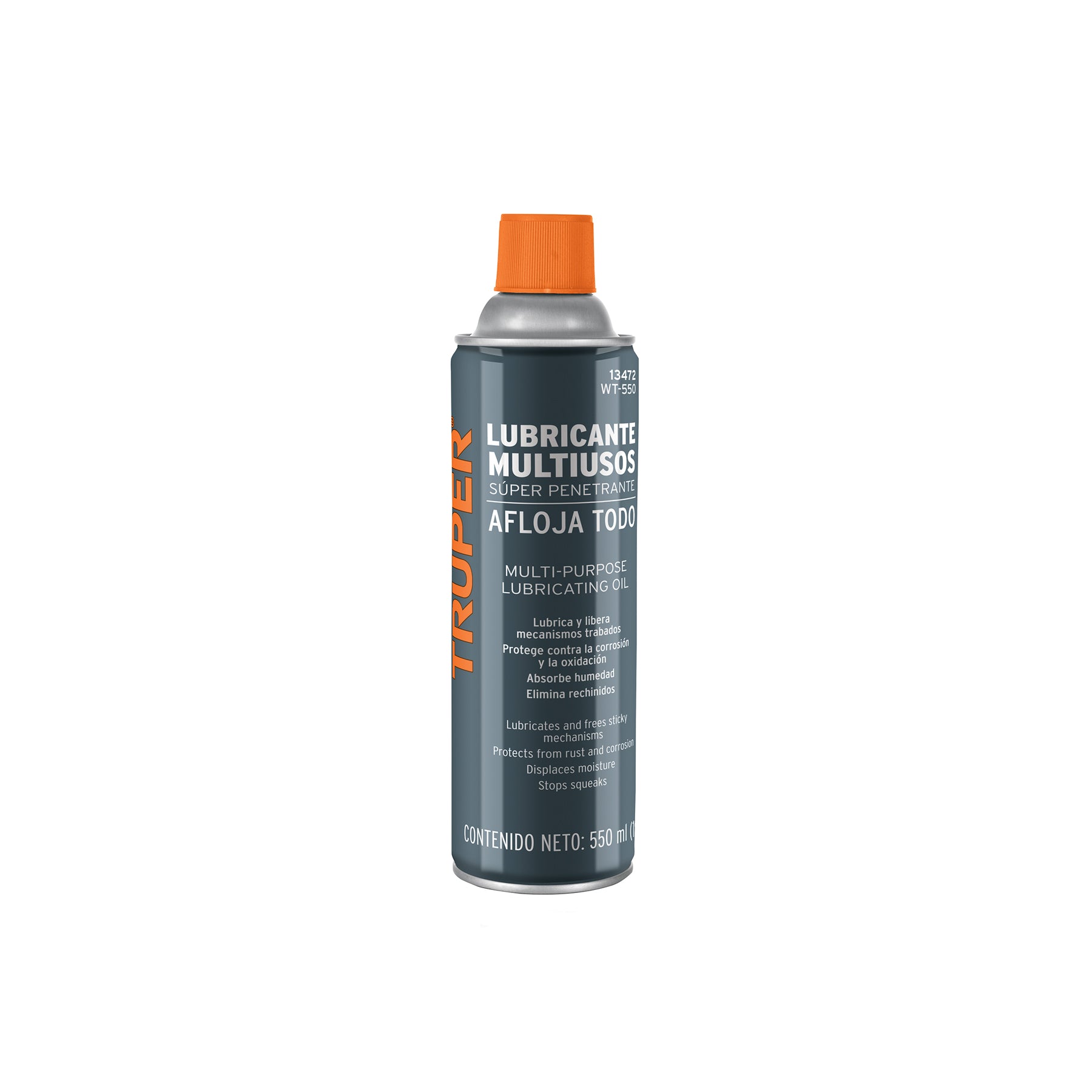 Lubricante multiusos en aerosol, 550ml (19oz), Truper