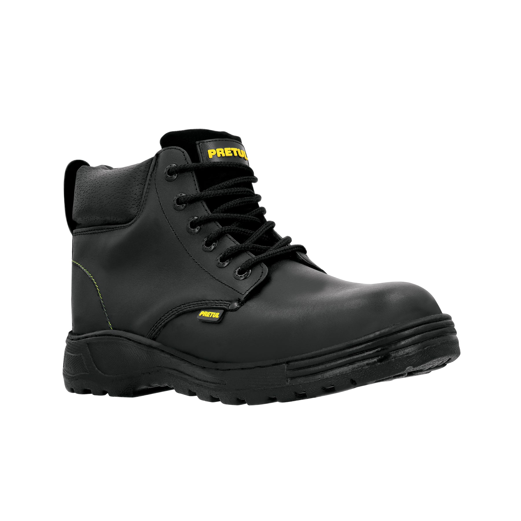 Bota de seguridad negra, #29, casquillo de poliamida, Pretul