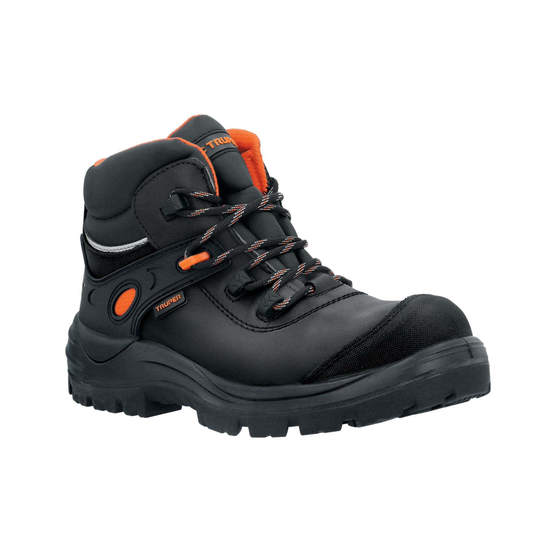 Bota de seguridad negra, #25 dieléctrica antifatiga, Truper