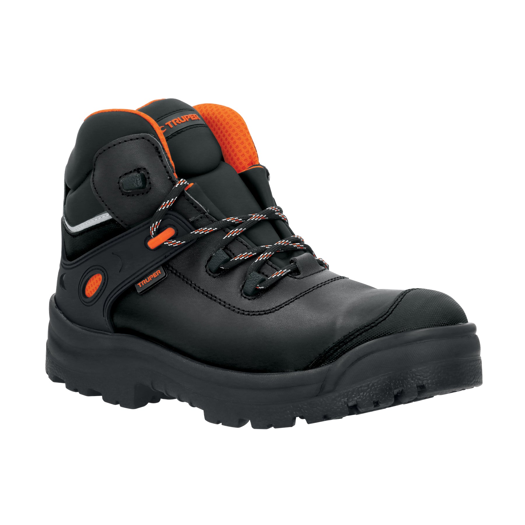 Bota de seguridad negra, #28 dieléctrica antifatiga, Truper