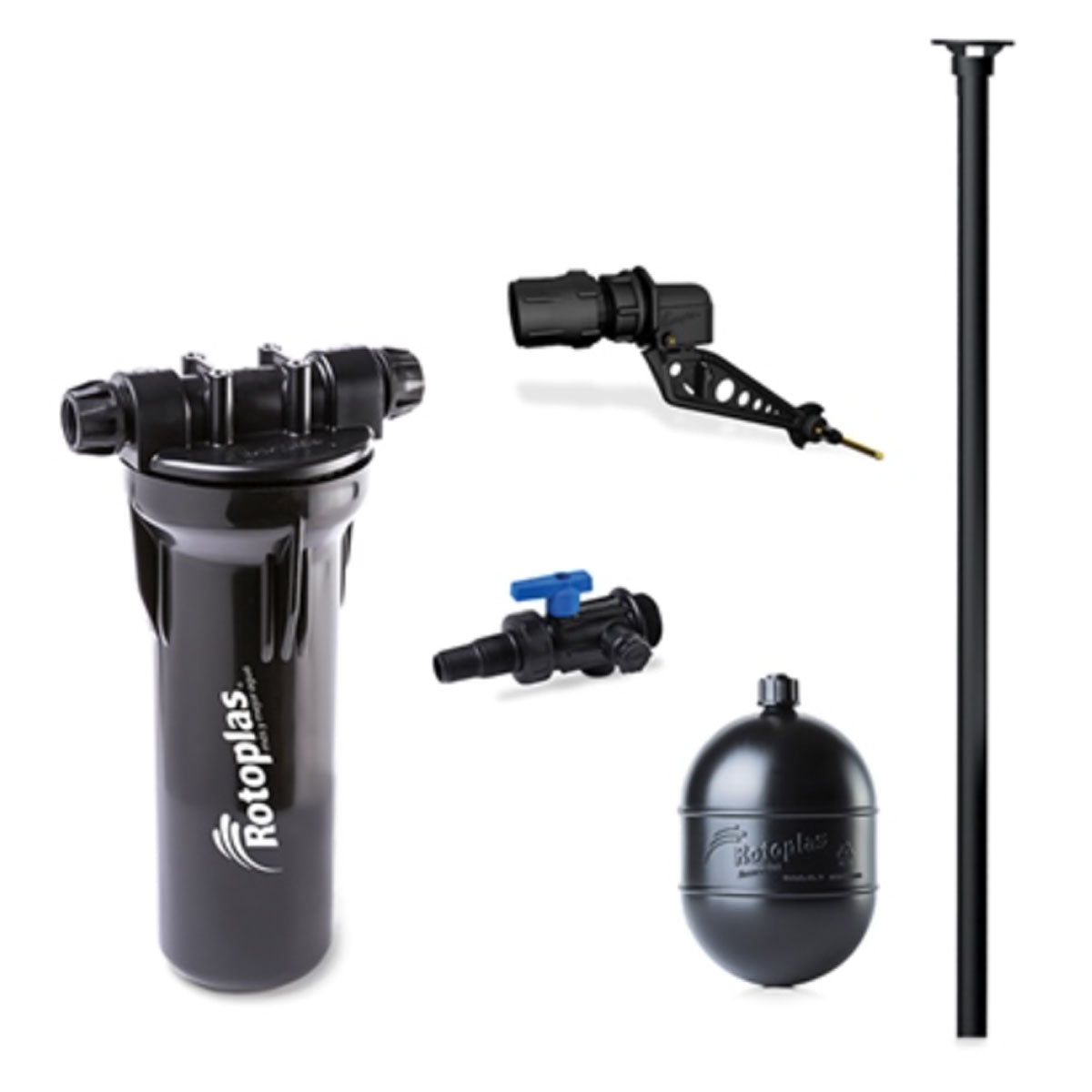 Tinaco Rotoplas Plus de 1,100 L, con accesorios (500472)