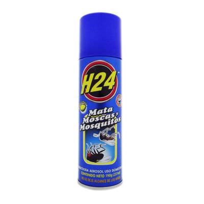 Insecticida en aerosol H24 mata moscas y mosquitos, 190g