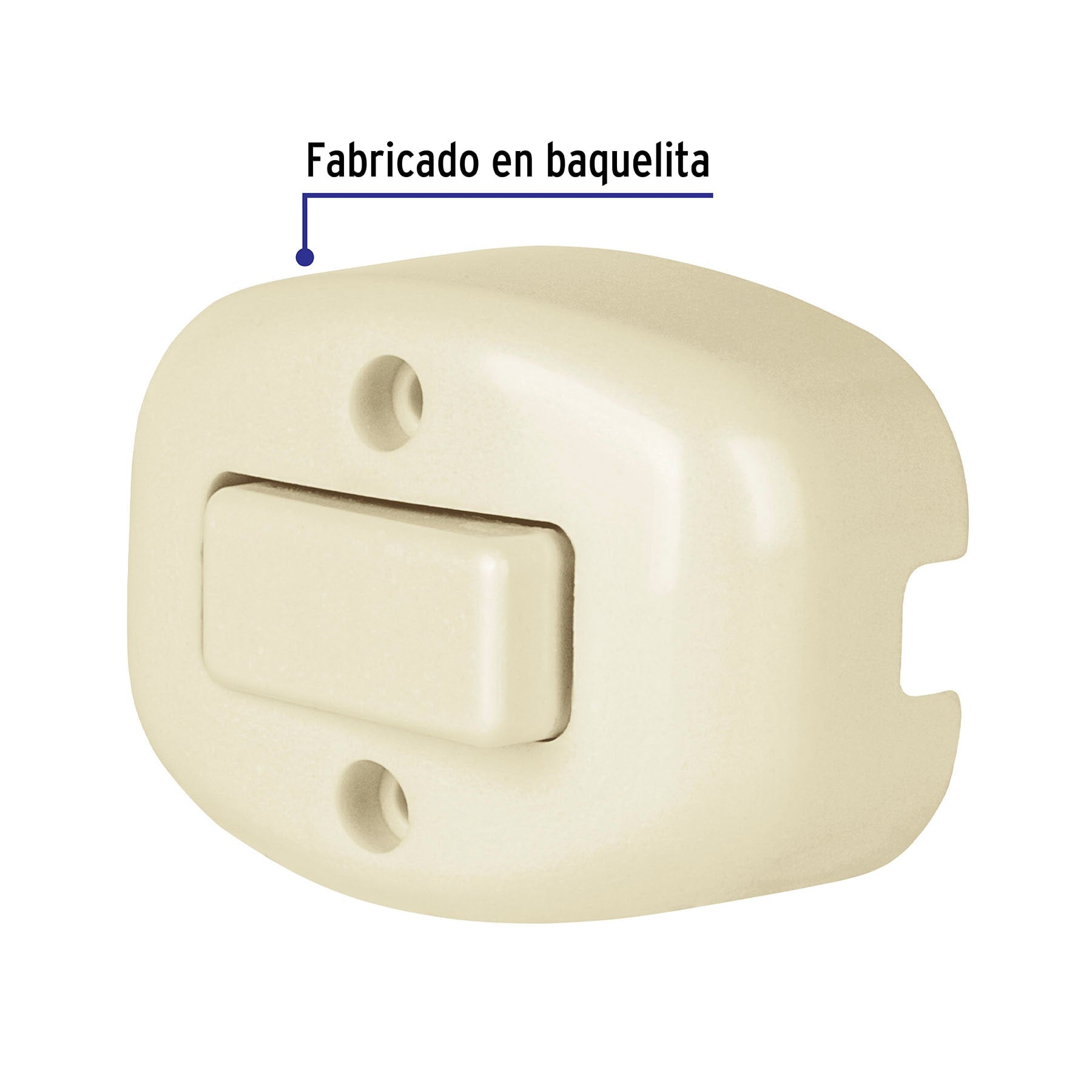 Interruptor de sobreponer sencillo, Volteck