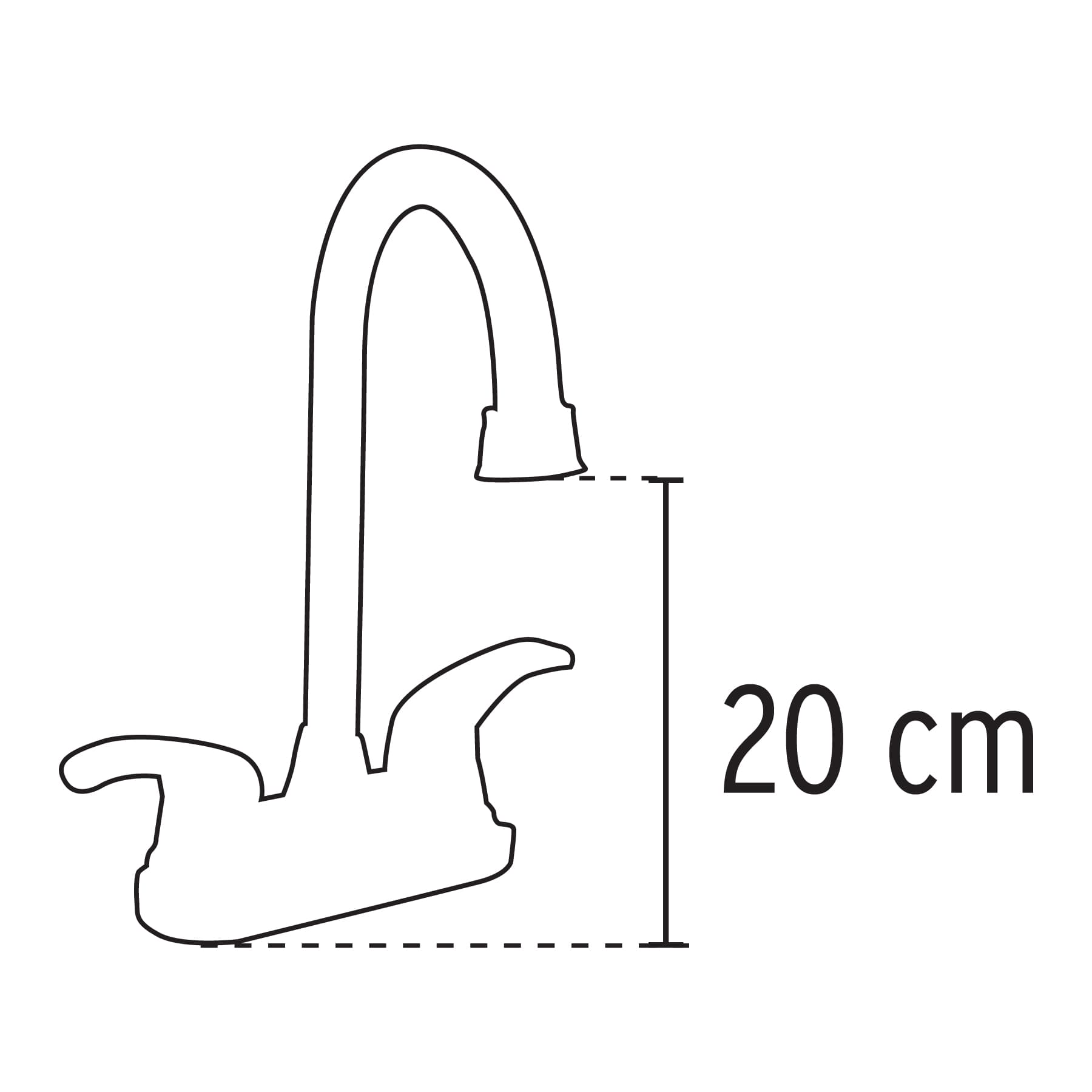 Mezcladora lavabo 4" negro, tipo bar, palanca, AQUA
