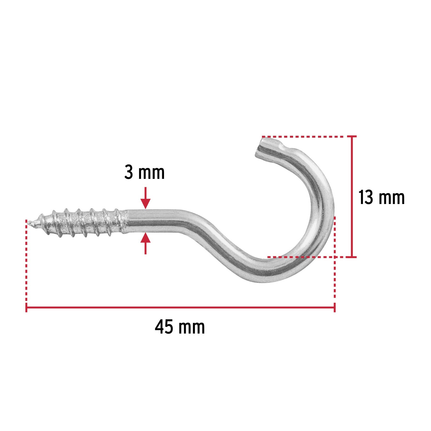 Bolsa con 144 armellas abiertas de 19 x 60, Fiero