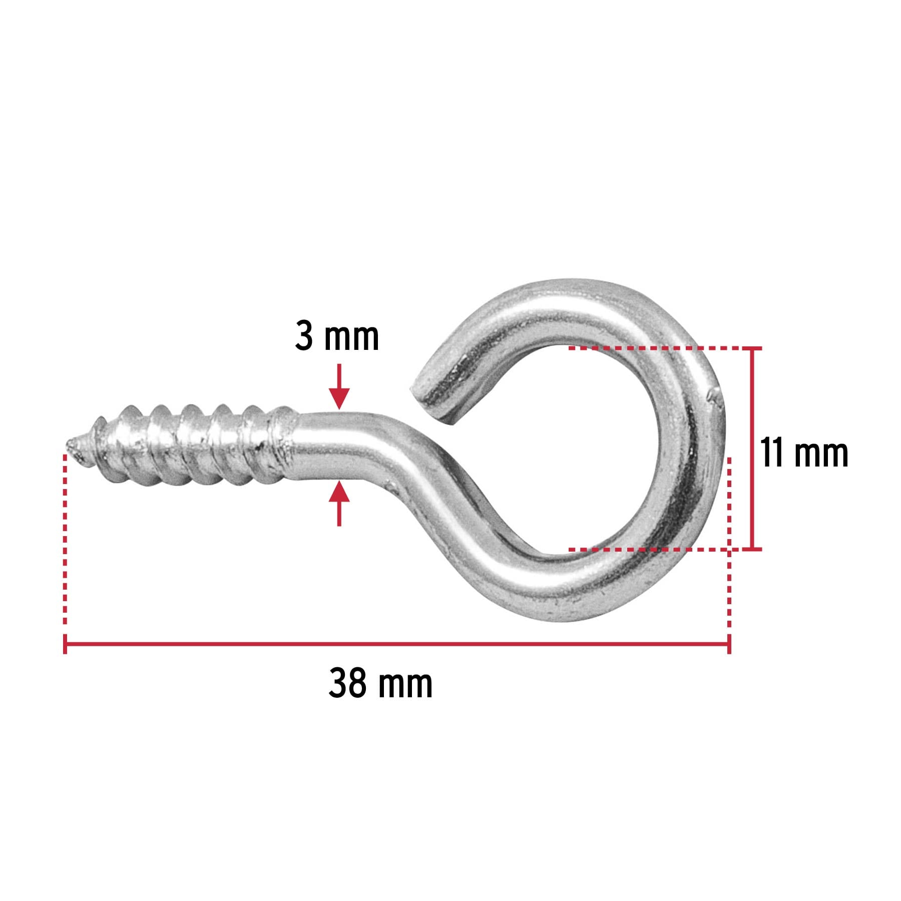 Bolsa con 144 armellas cerradas de 19 x 60, Fiero