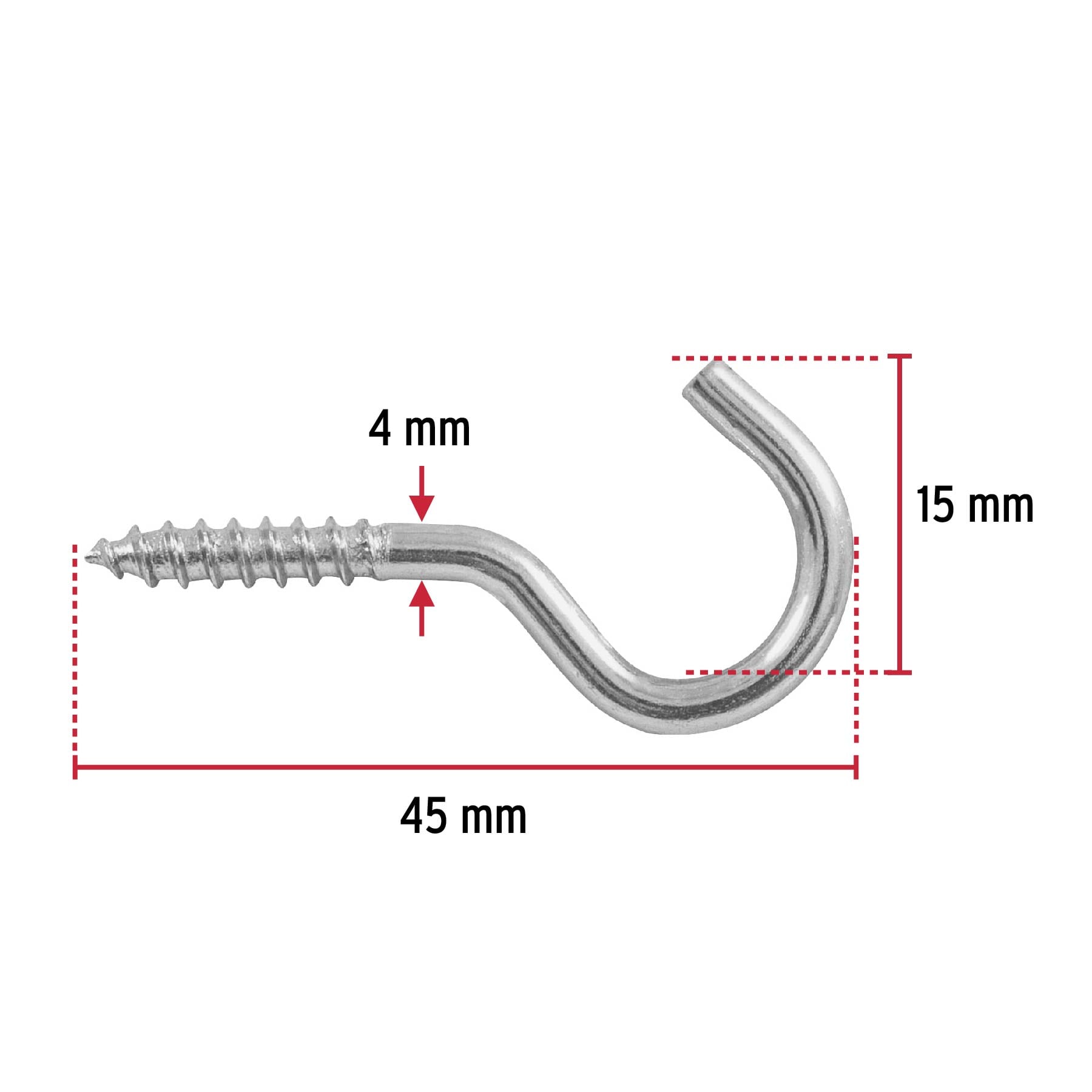Bolsa con 144 armellas abiertas de 20 x 70, Fiero