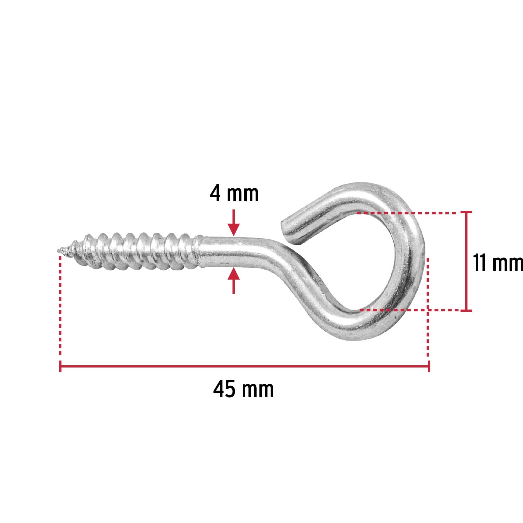 Bolsa con 144 armellas cerradas de 20 x 70, Fiero