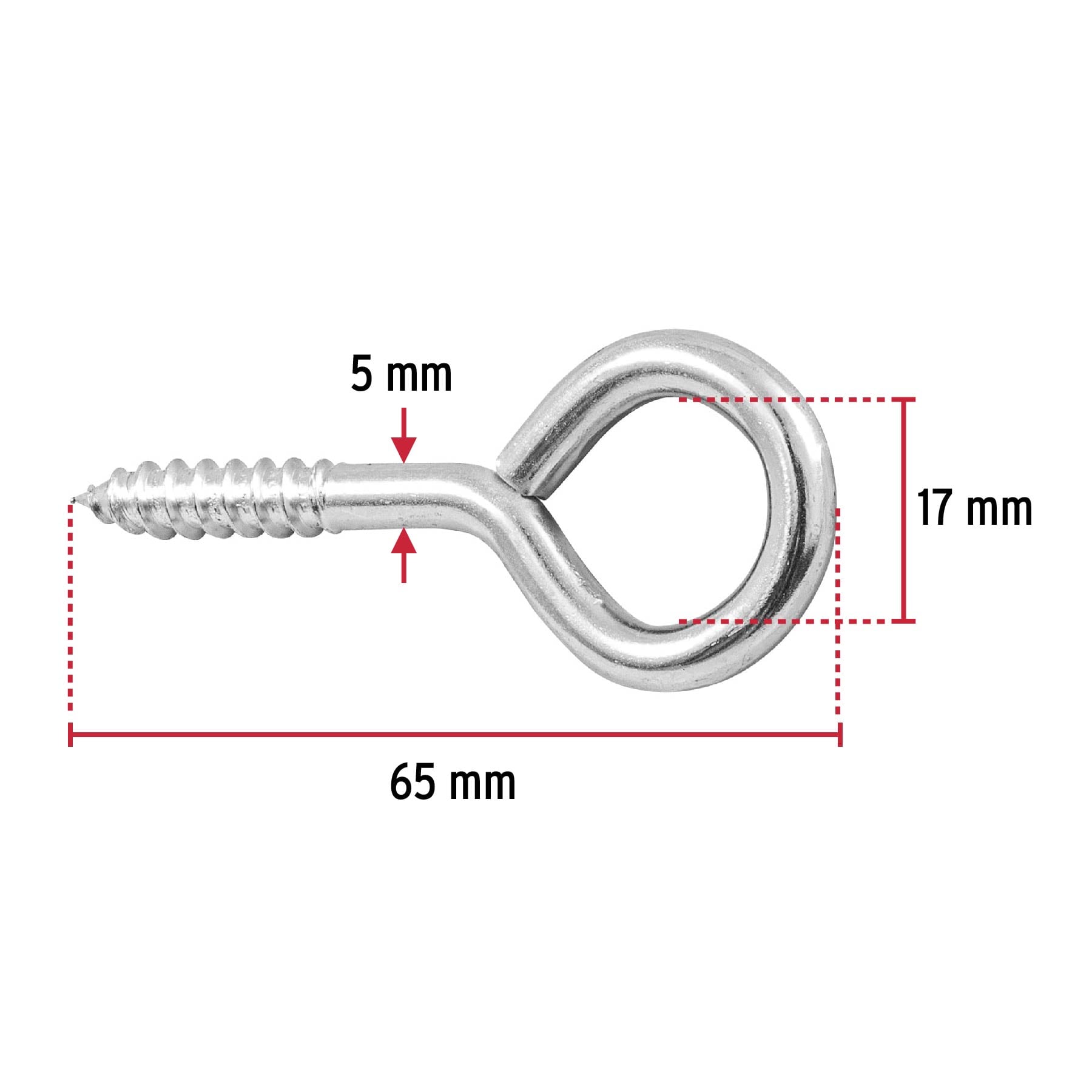 Bolsa con 72 armellas cerradas de 23 x 110, Fiero