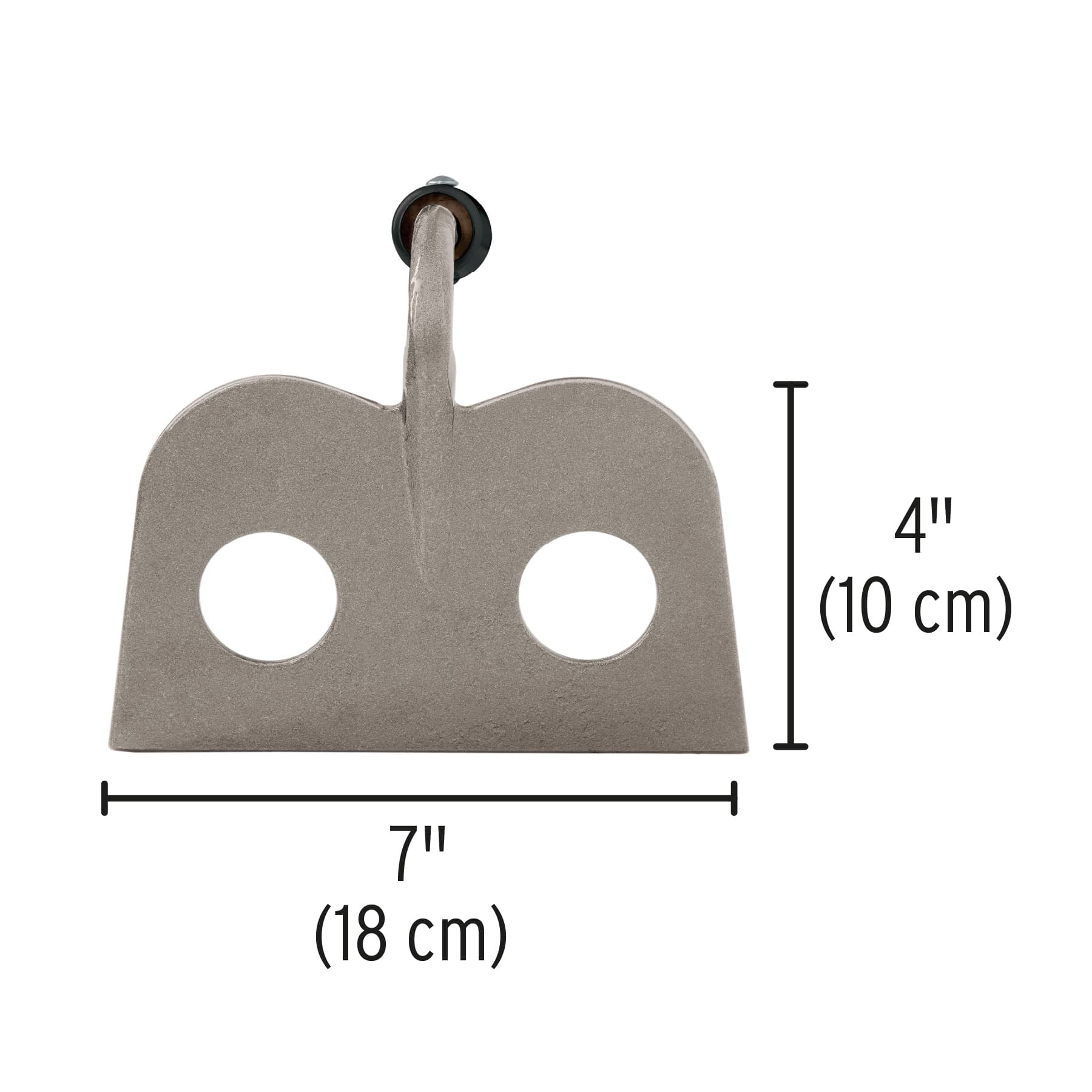 Azadón mezclero, cabeza forjada 7", mango de 60", Truper