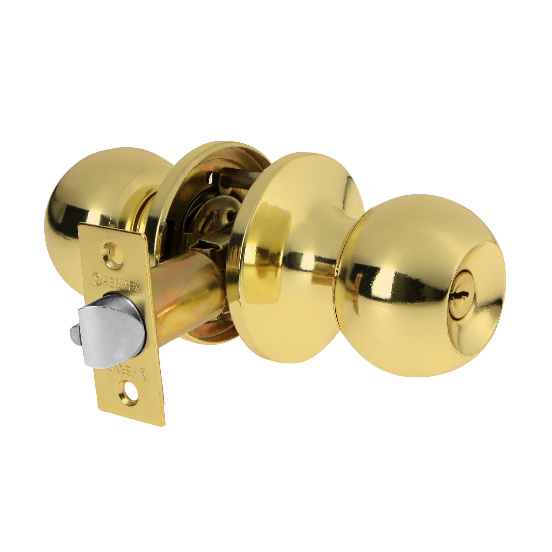 Cerradura tipo esfera, tubular, entrada, brillante, BASIC