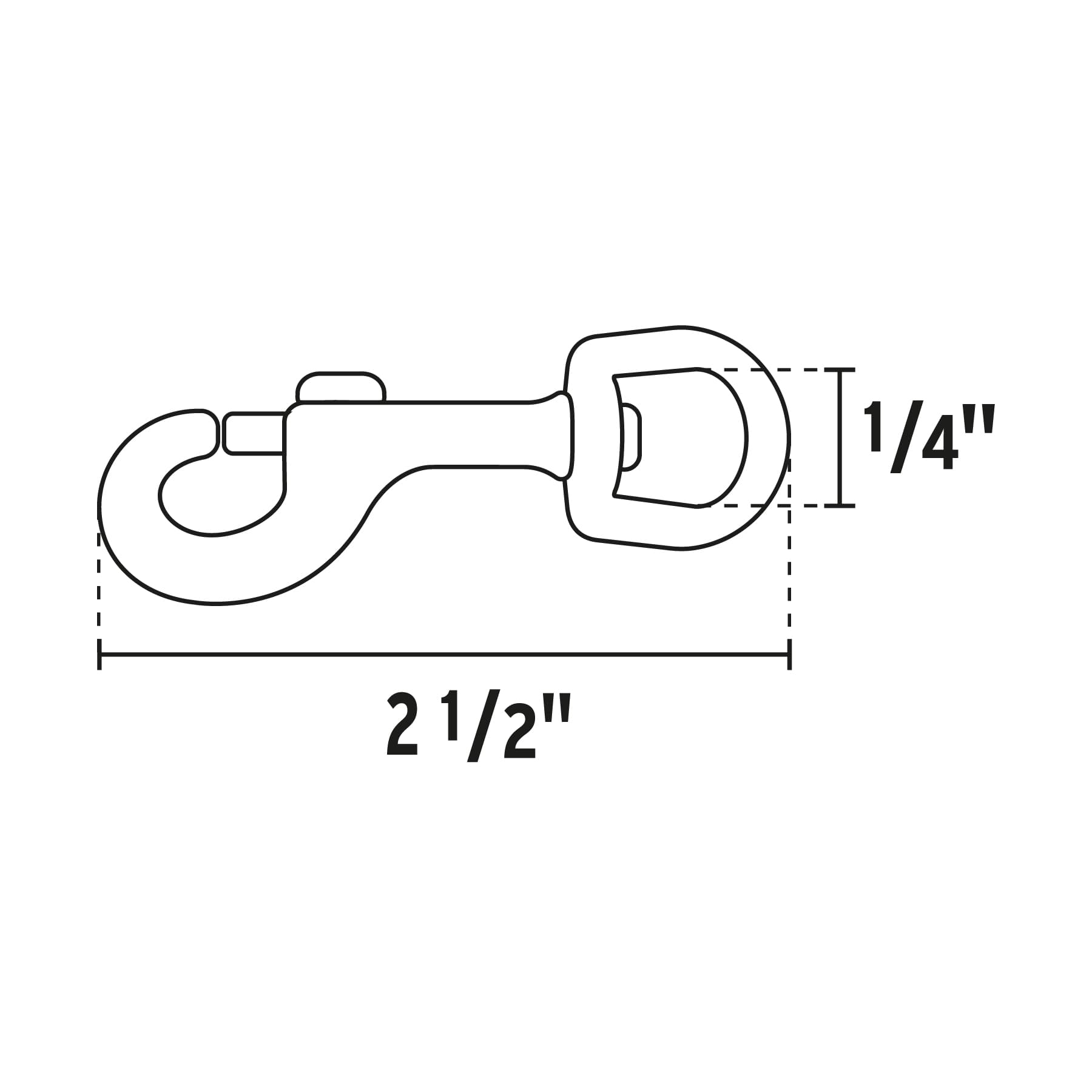 Bandola de zinc de 1/2" giratoria, Fiero