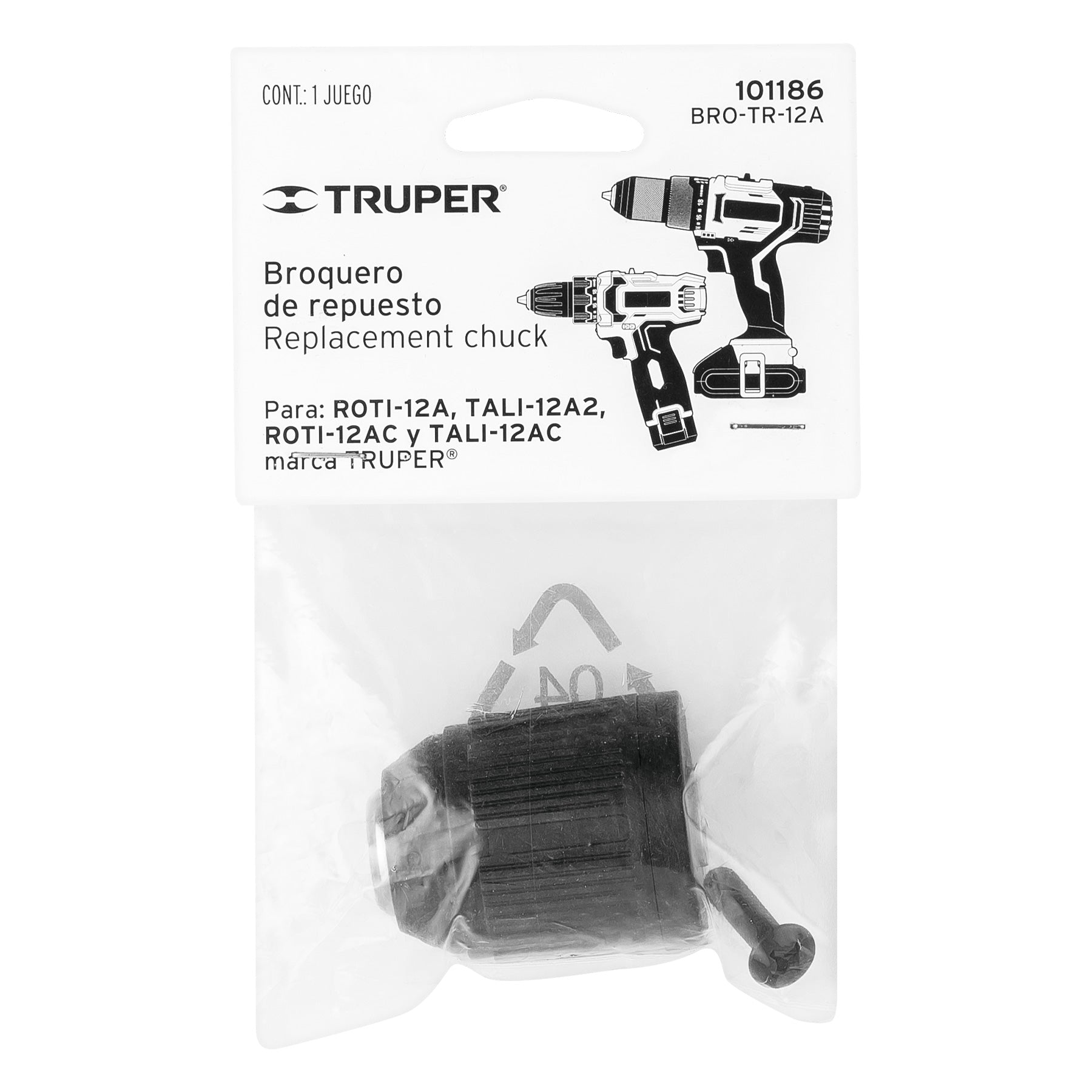 Broquero de 3/8" sin llave,Truper