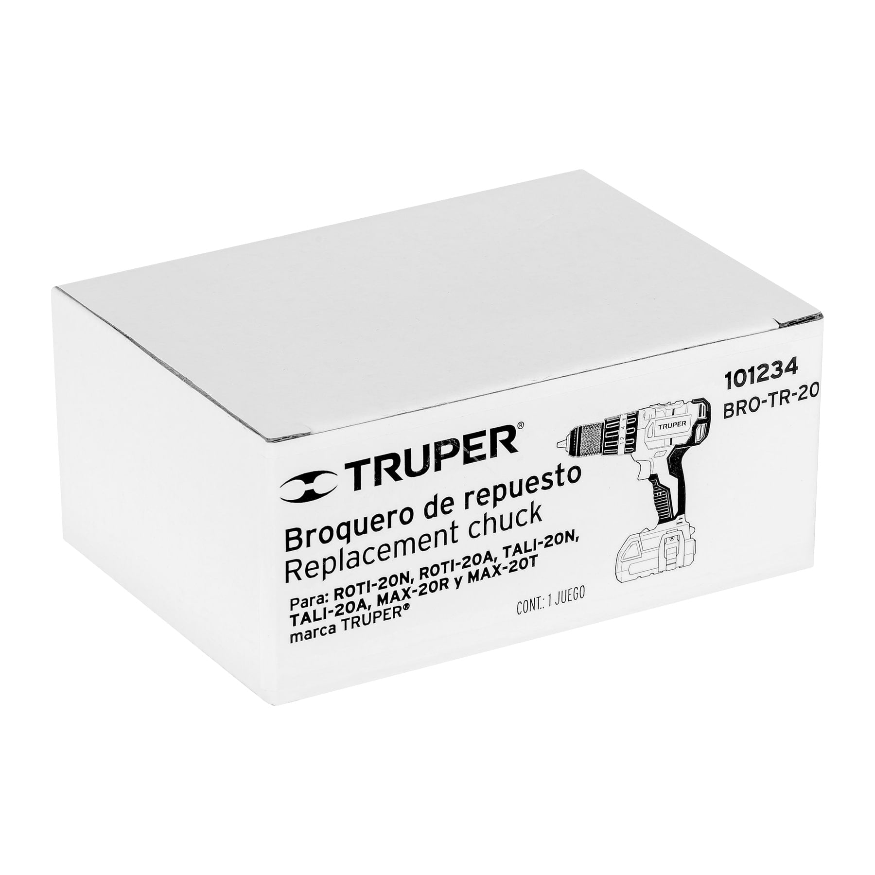 Broquero de 1/2" sin llave,Truper