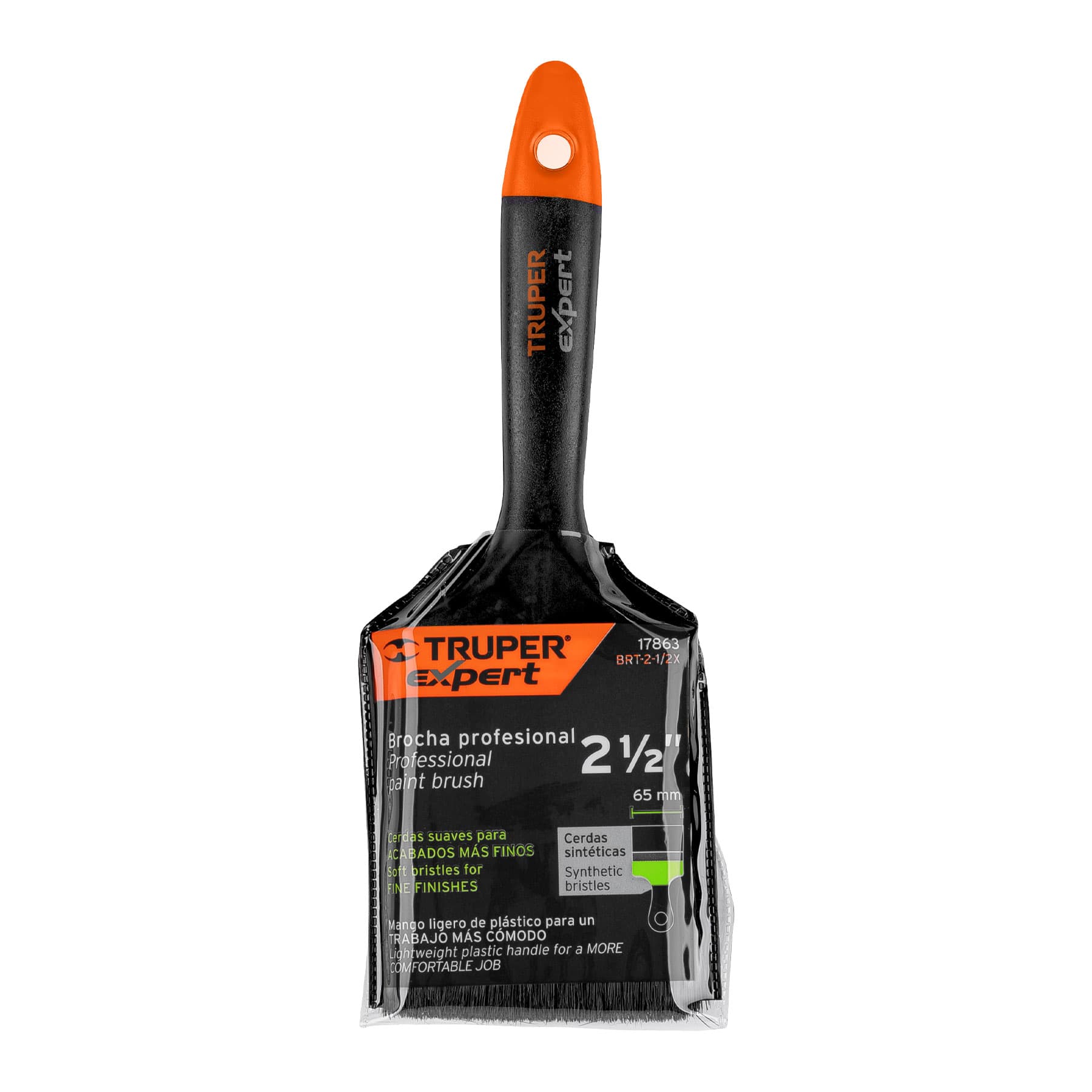 Brocha profesional de 2-1/2" mango de plástico, Expert