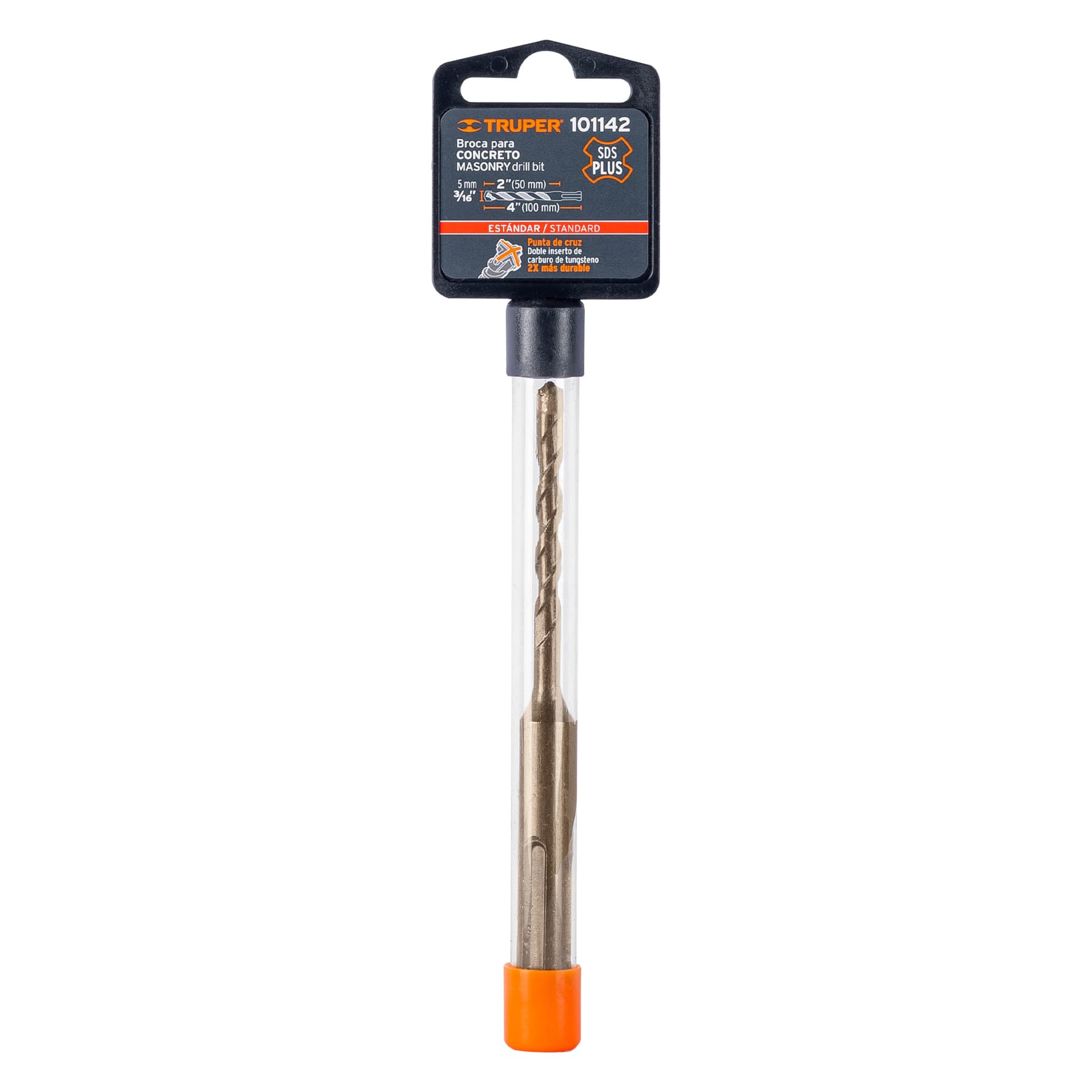 Broca SDS Plus 3/16 x 4', TRUPER