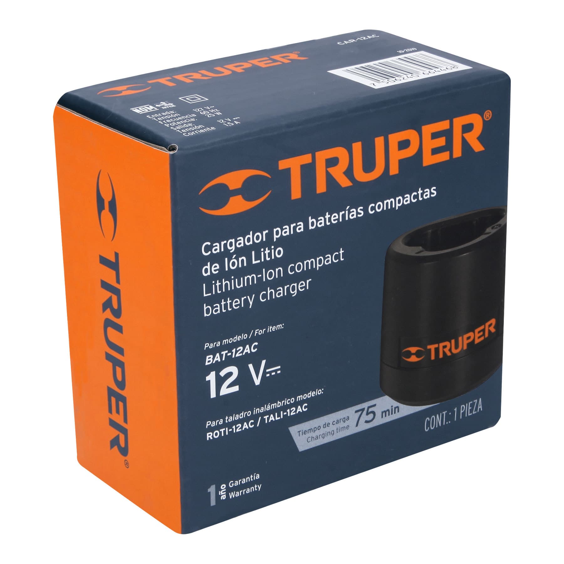 Cargador de baterías 12V, para ROTI-12AC y TALI-12AC