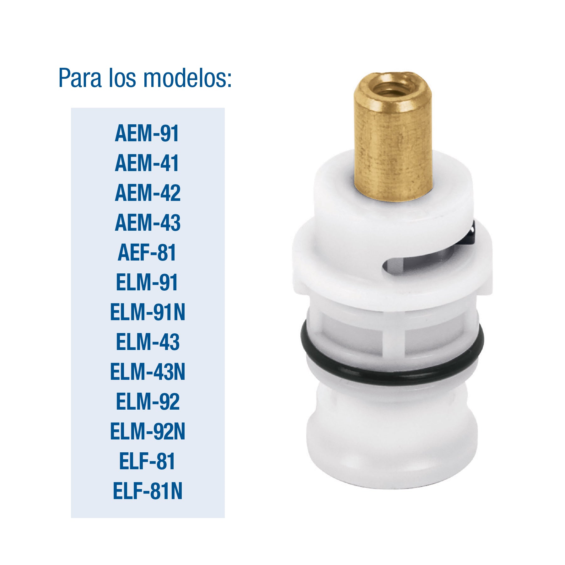 Juego de 2 cartuchos cerámicos, Foset