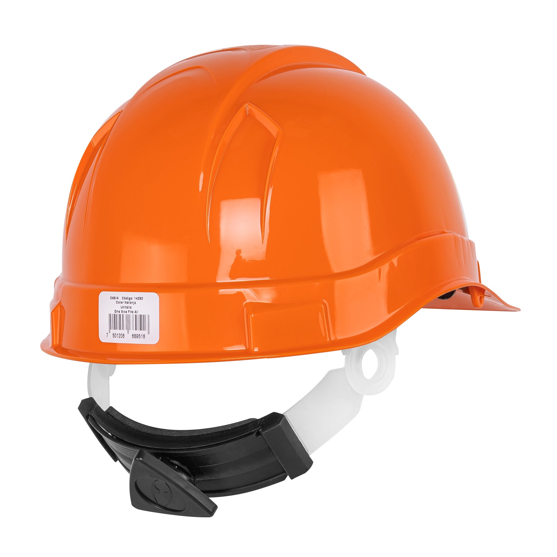 Casco de seguridad, ajuste de matraca, naranja, Truper