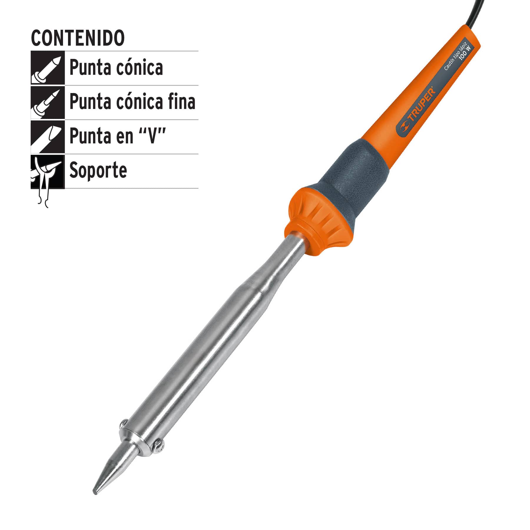 Cautín 100 W tipo lápiz para trabajo pesado, Truper