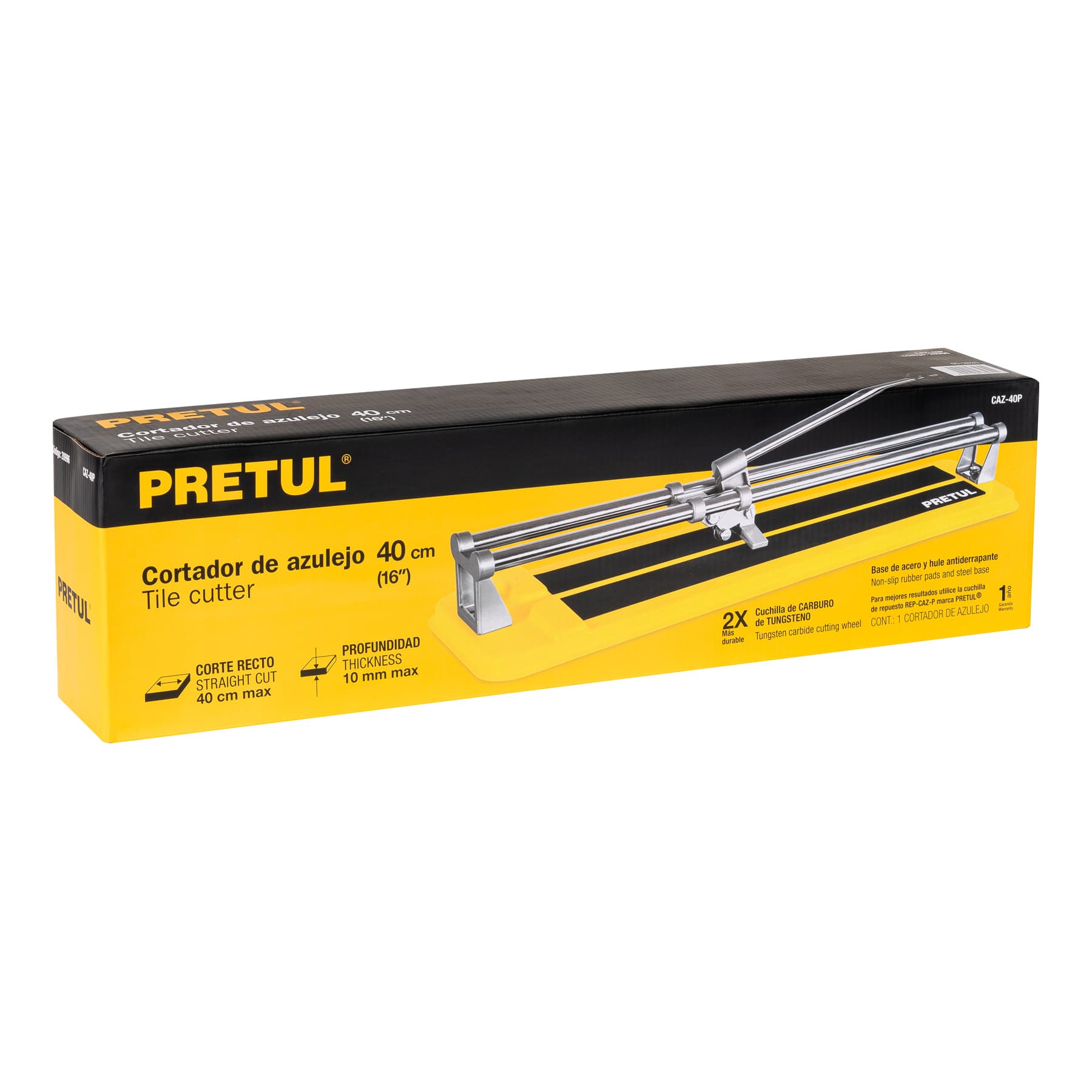 Cortador de azulejo de 16" (40 cm), Pretul