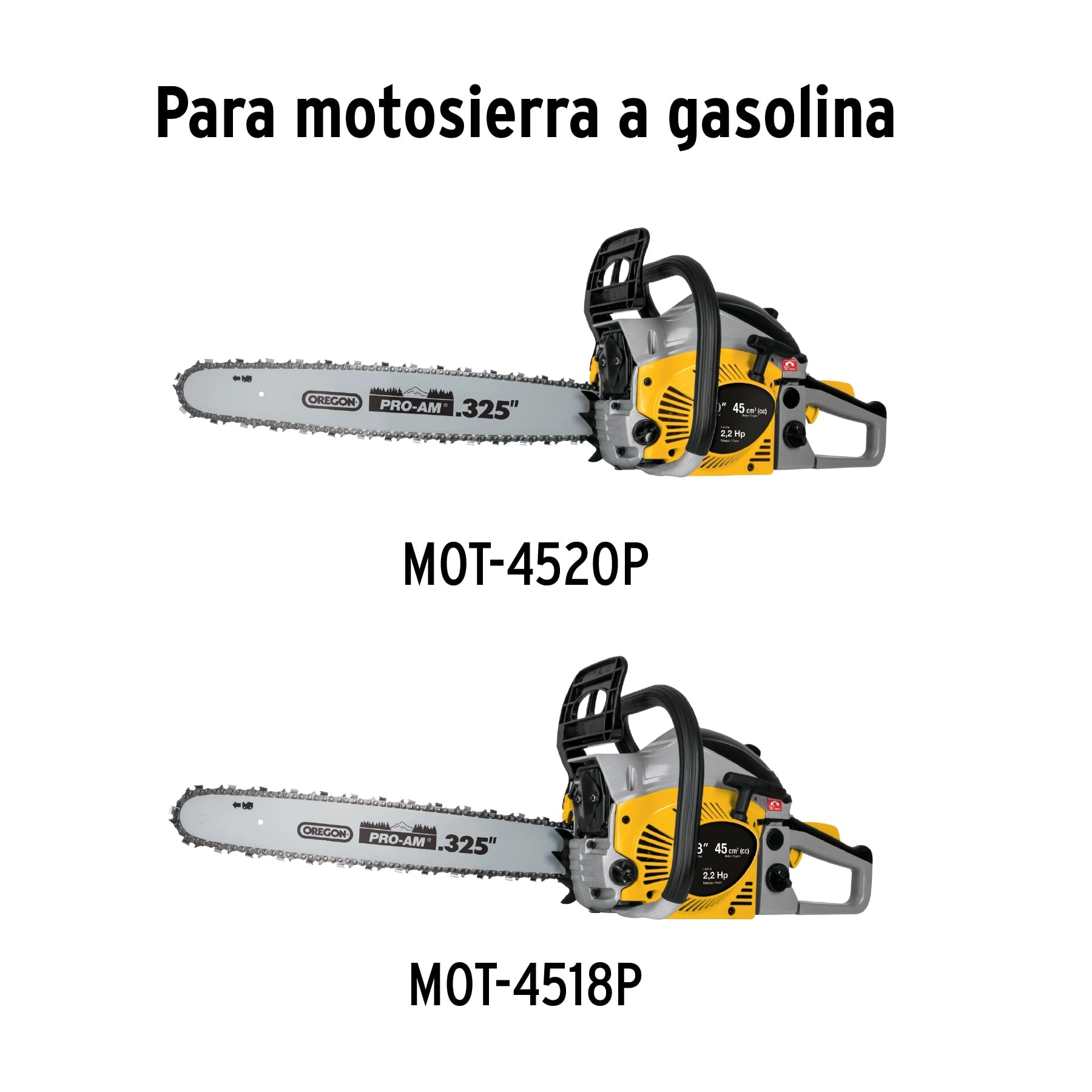 Carburador para motosierra a gasolina MOT-4516para 4518para 4520P