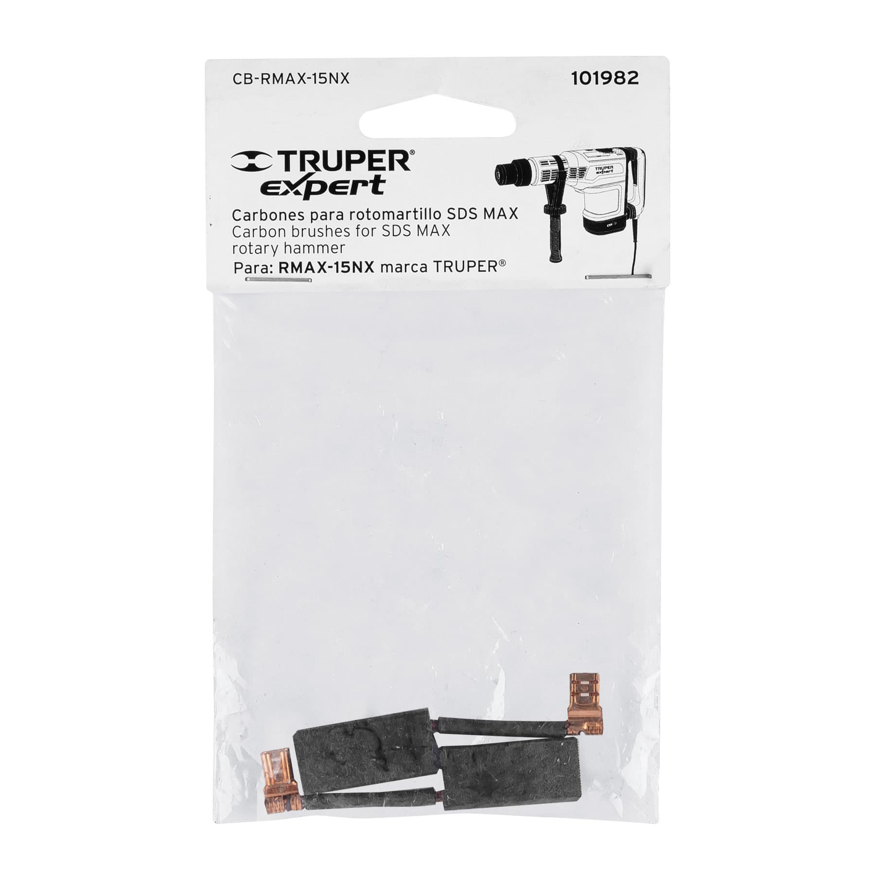 Bolsa con 2 carbones de repuesto para RMAX-15NX, Truper