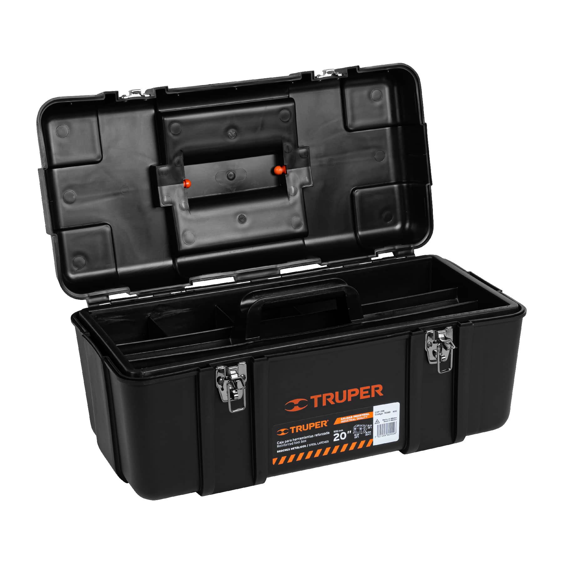 Caja para herramienta 20" industrial, broches metálicos