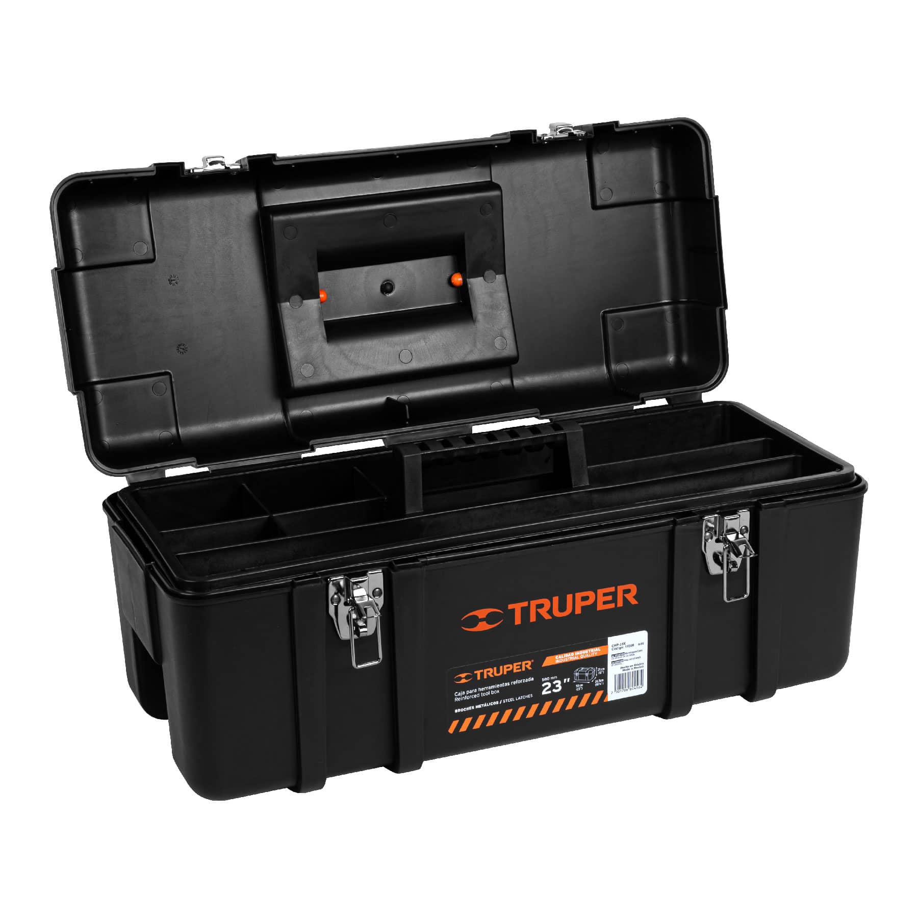 Caja para herramienta 23" industrial, broches metálicos