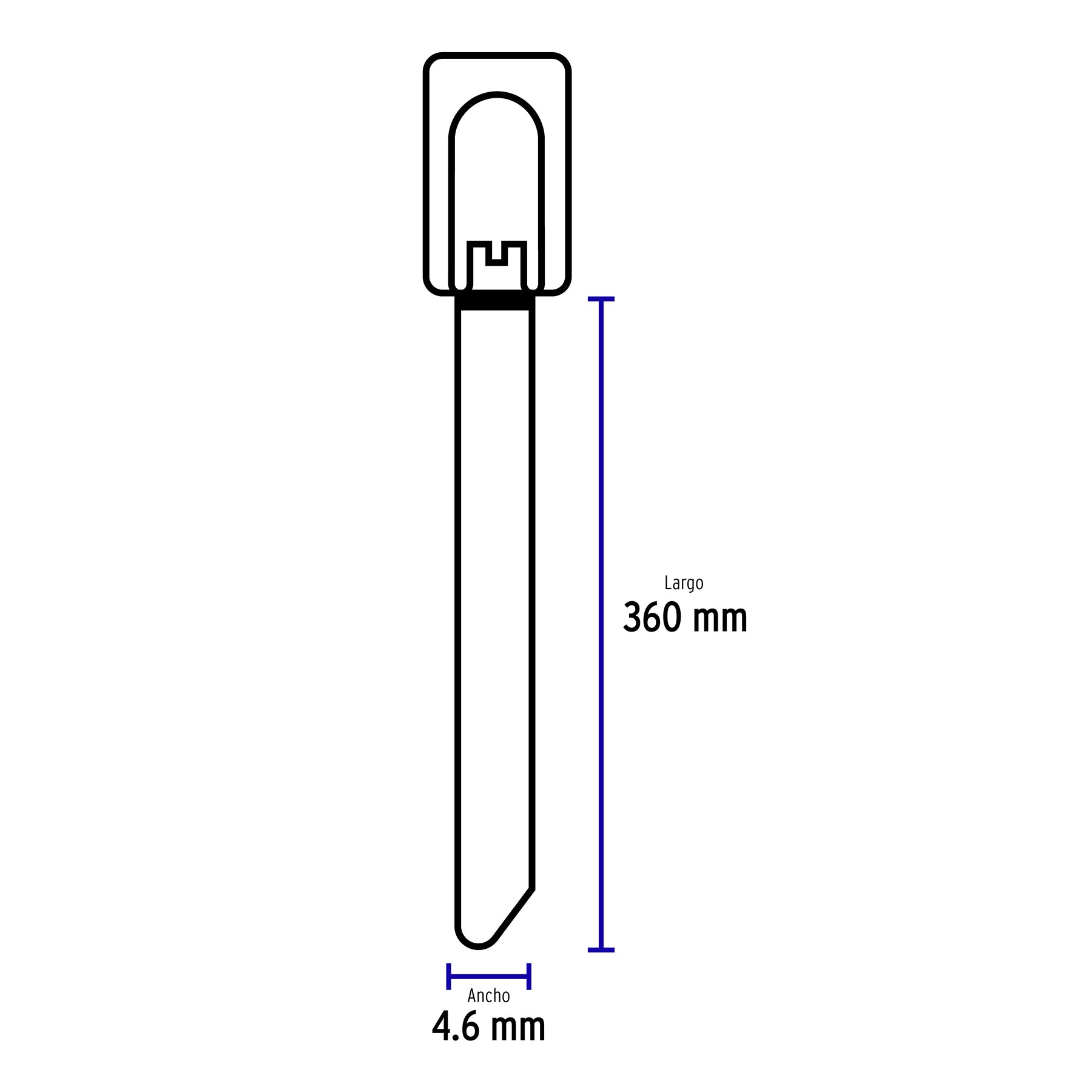 Bolsa con 10 cinchos de 36 cm,acero inoxidable,99 lb,VOLTECK