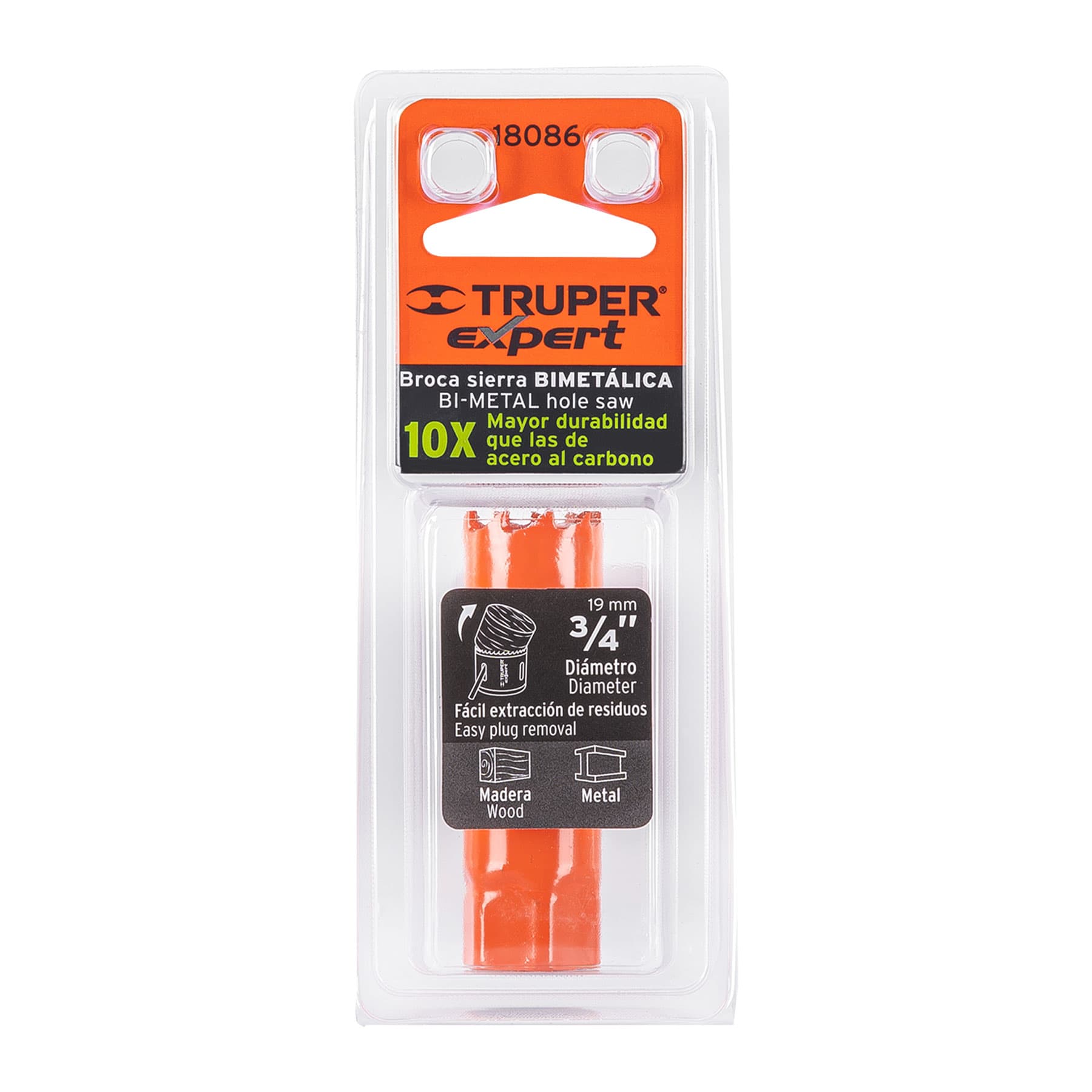 Brocasierra bimetálica 3/4", Truper Expert