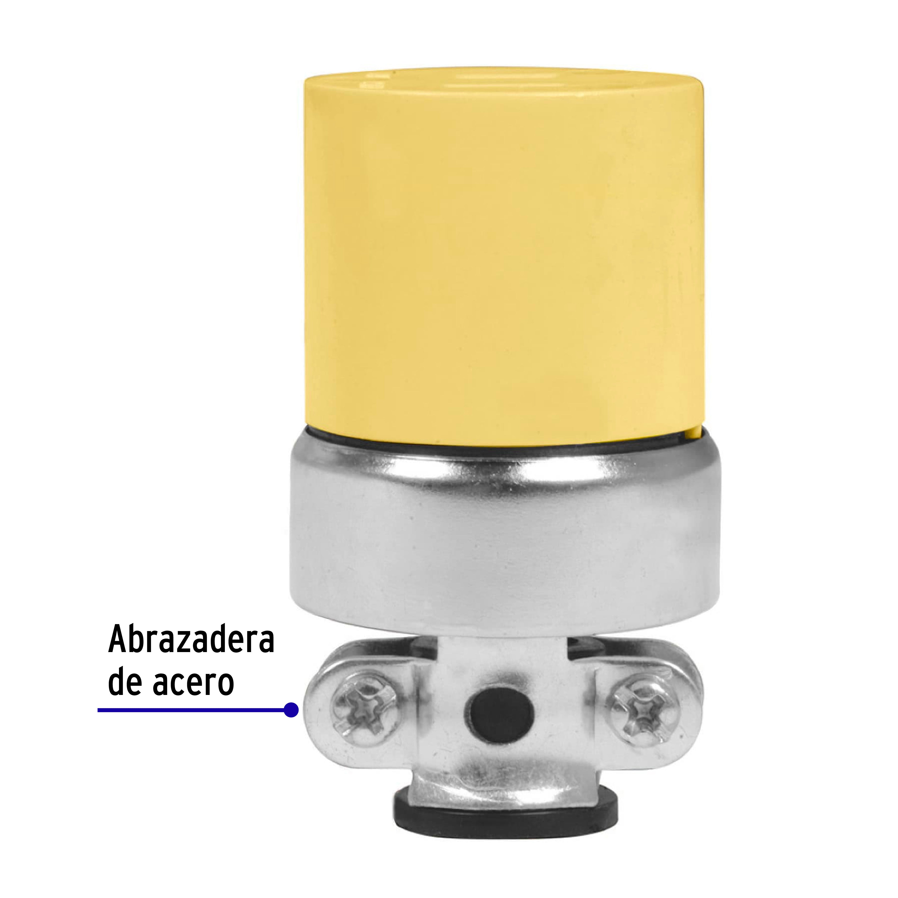 Contacto industrial blindado aterrizado, 2 polos+tierra