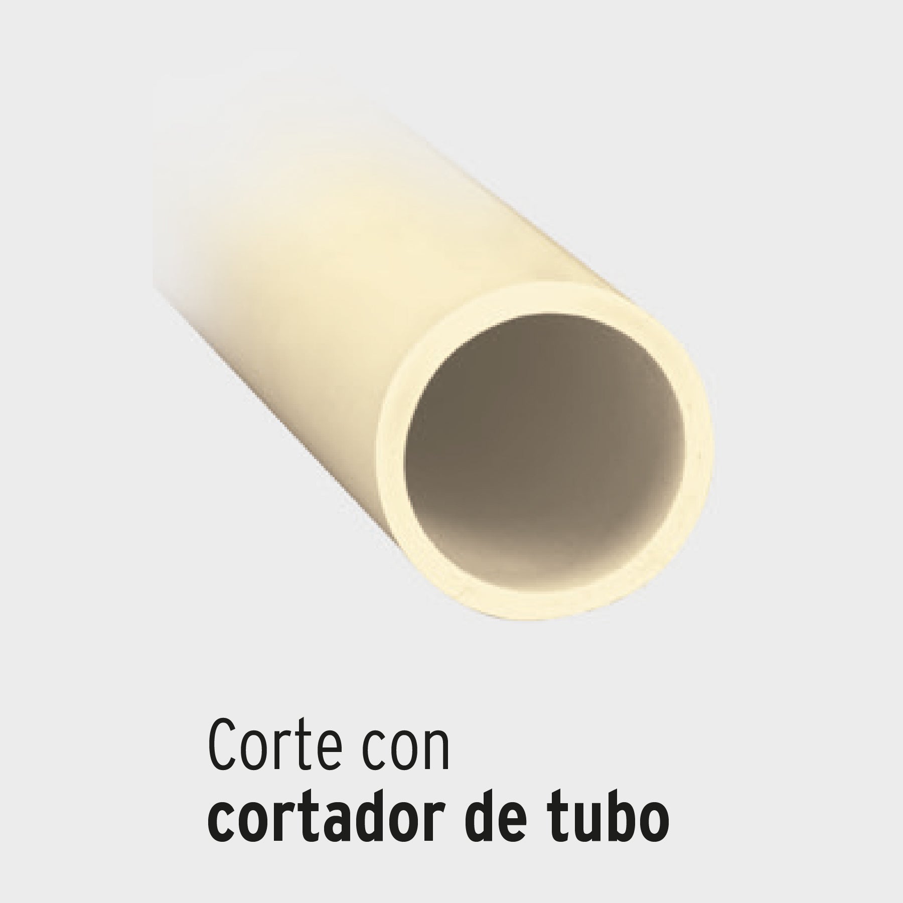 Cortador profesional tubo de plástico, corte 2-1/2", Expert