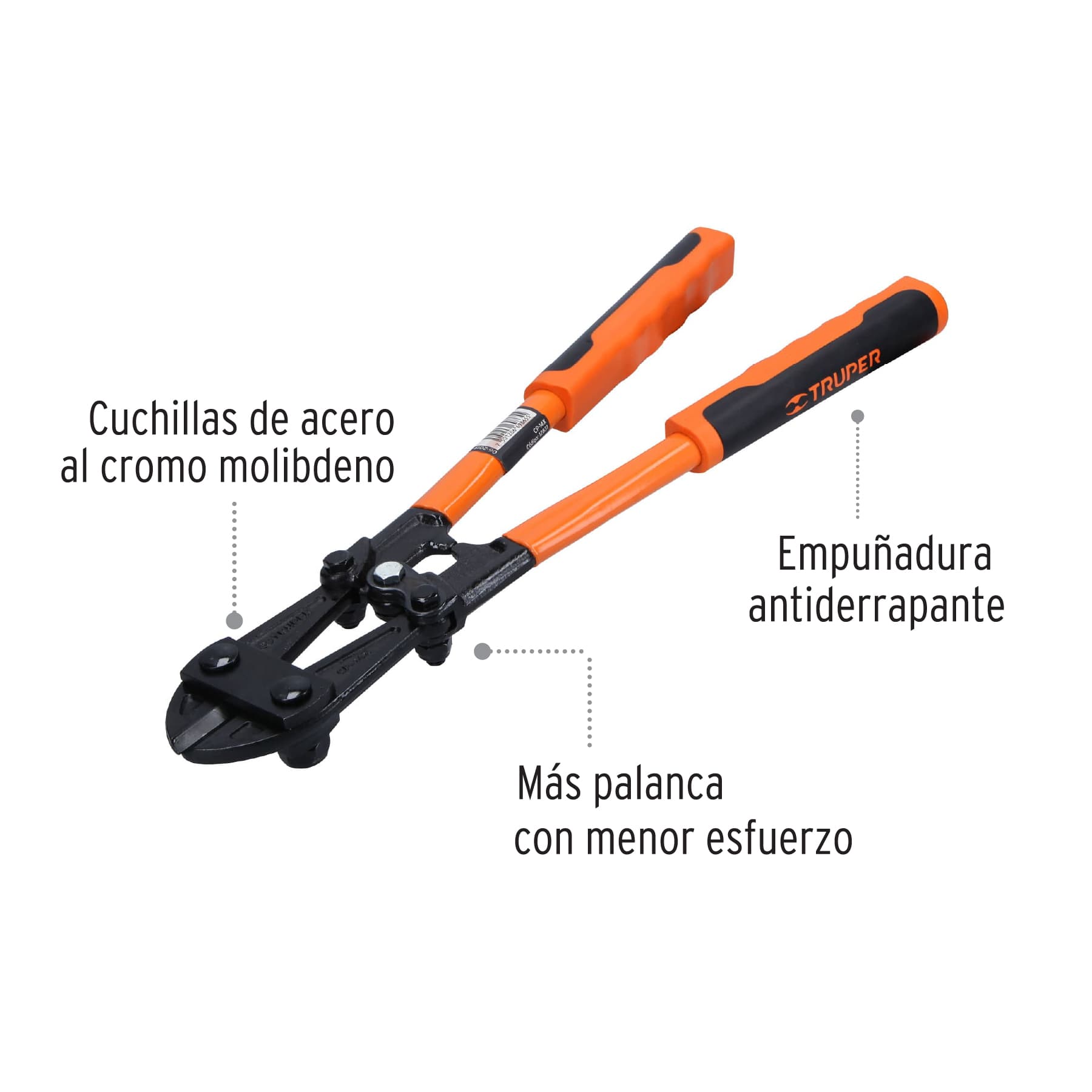 Cortapernos 14", profesional, Truper