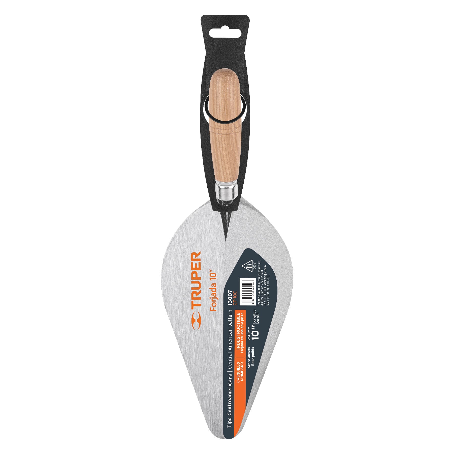 Cuchara para albañil 10" forjada tipo Centroamericana,Truper