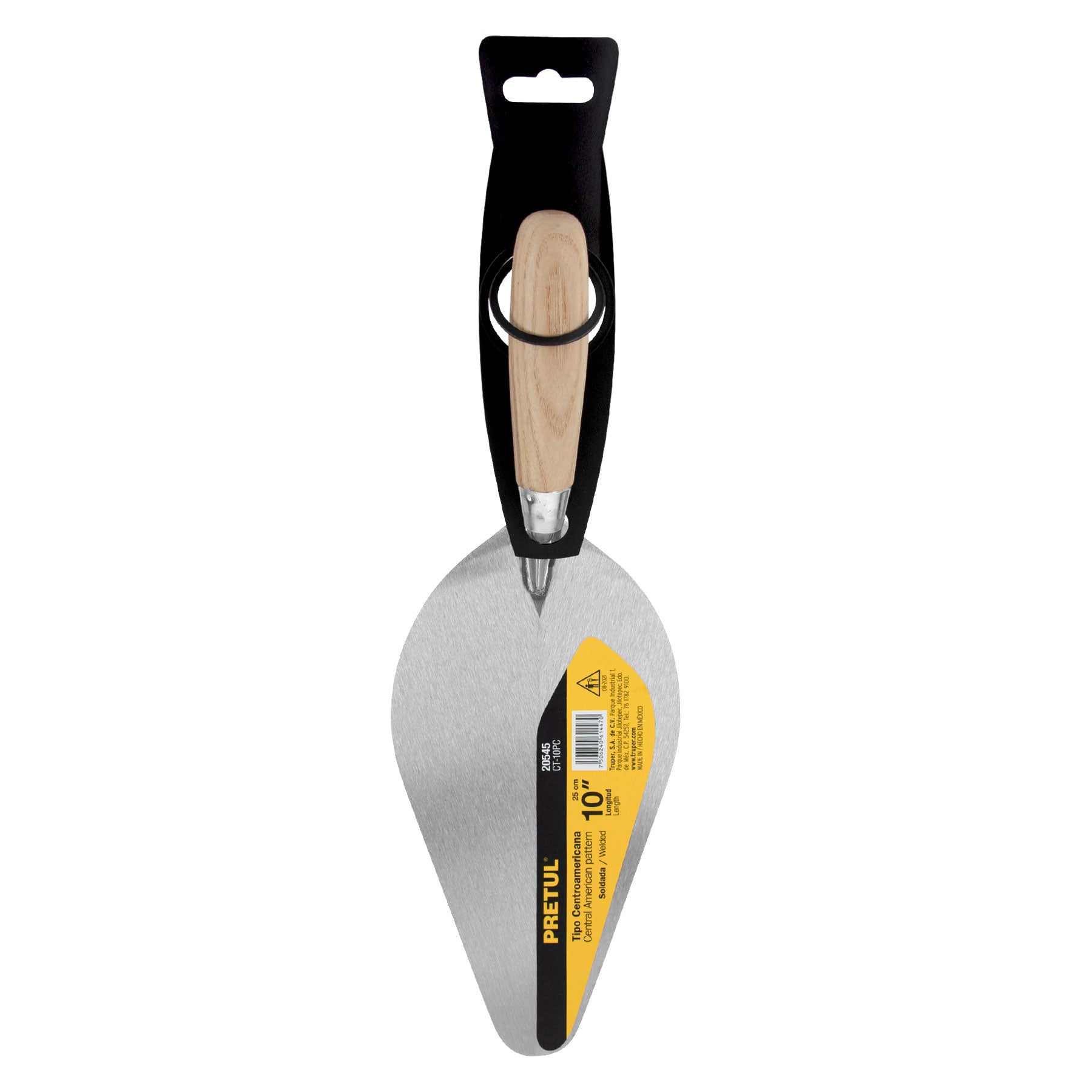 Cuchara para albañil 10" tipo Centroamericana, Pretul