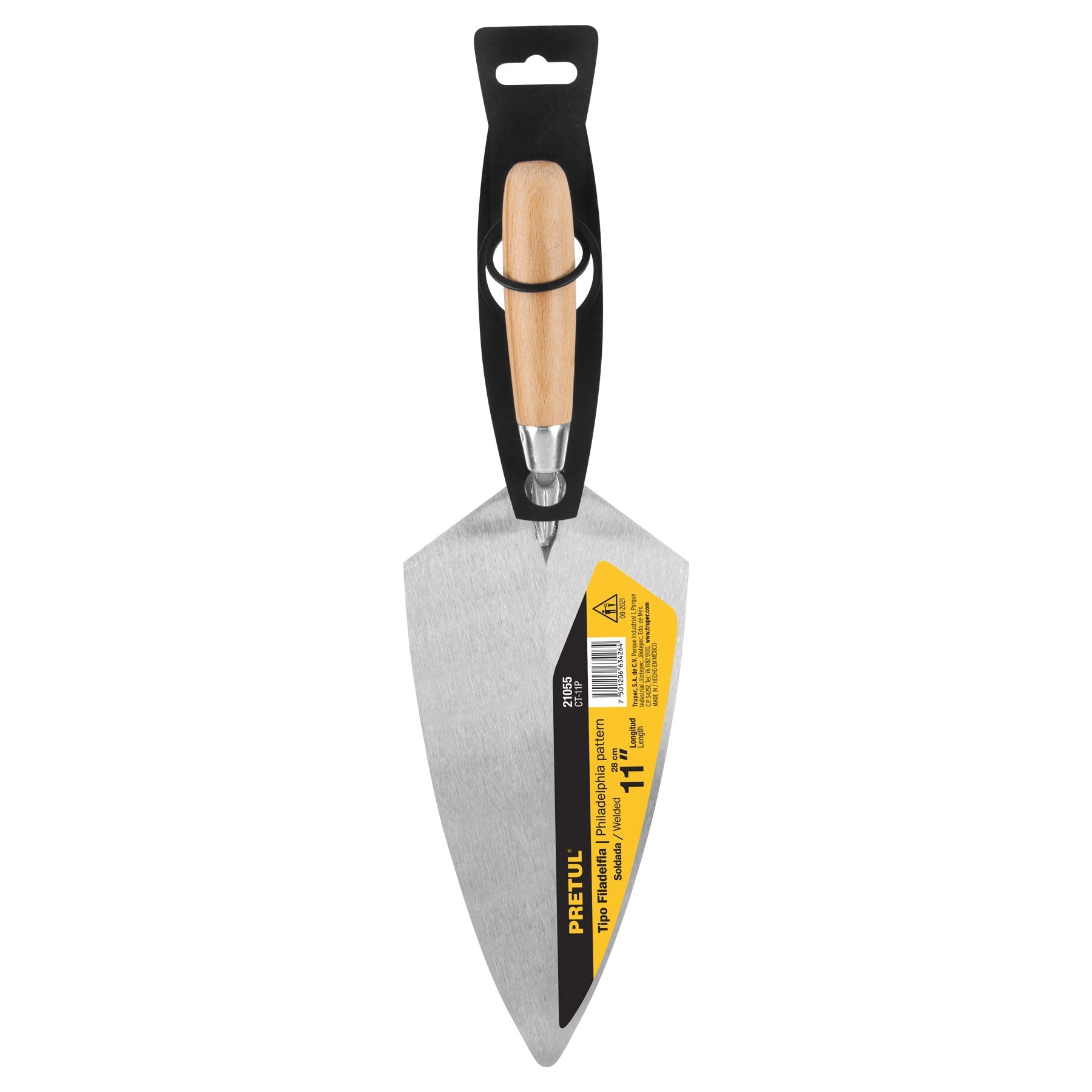 Cuchara para albañil 11" tipo Filadelfia, Pretul