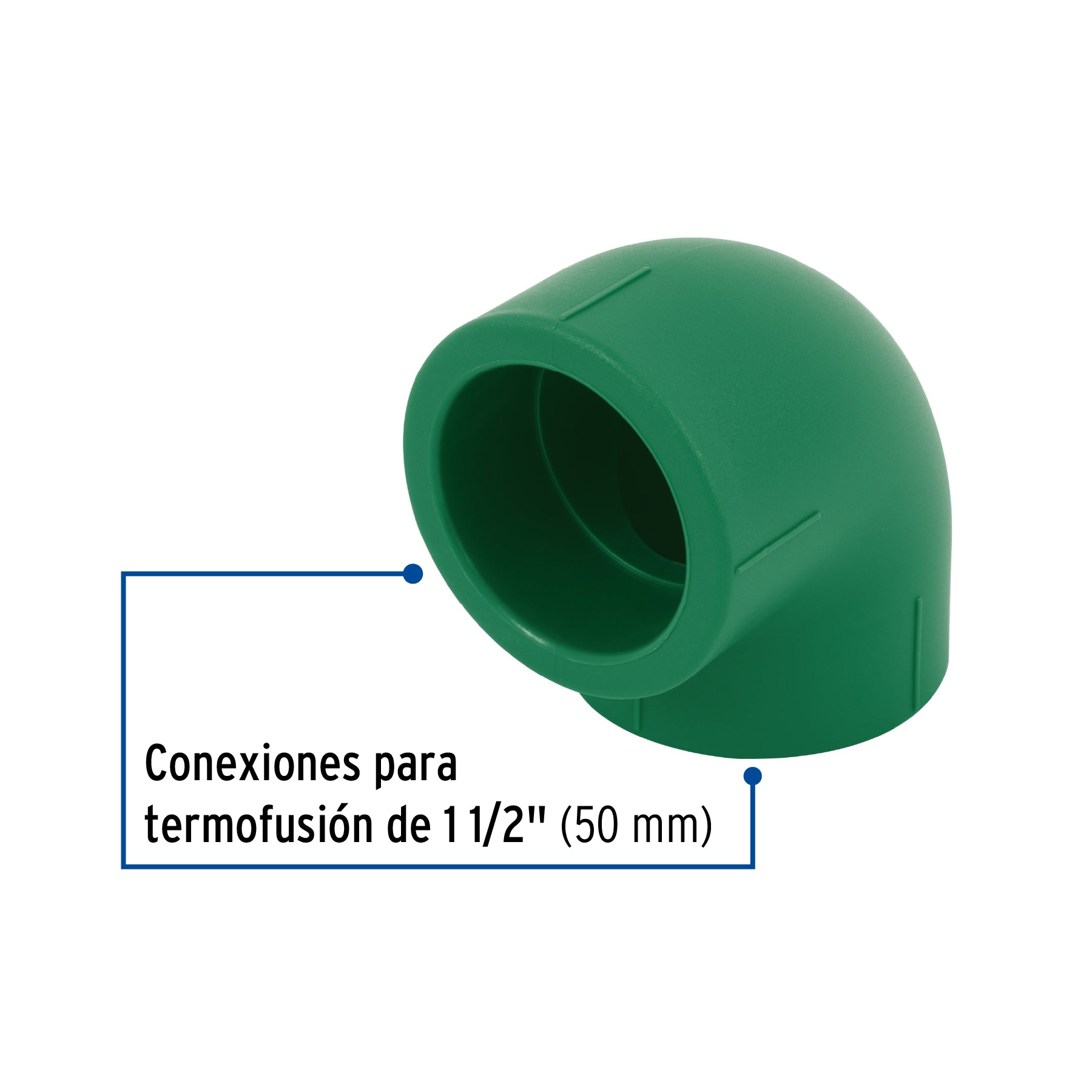 Codo 90∞ PPR, 1-1/2", Foset