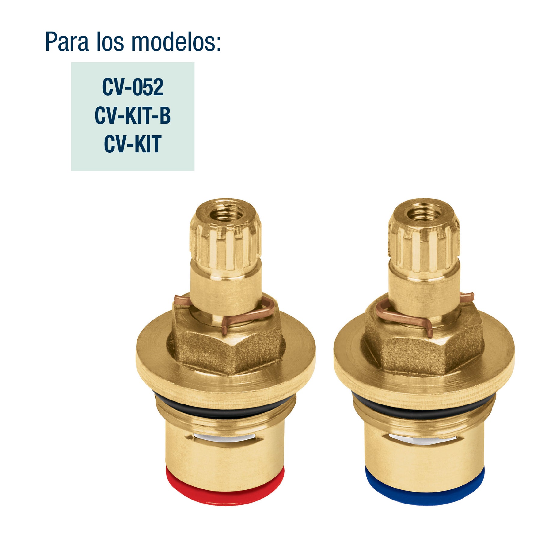 Bolsa con 2 cartuchos cerámicos para llaves de empotrar de PPR