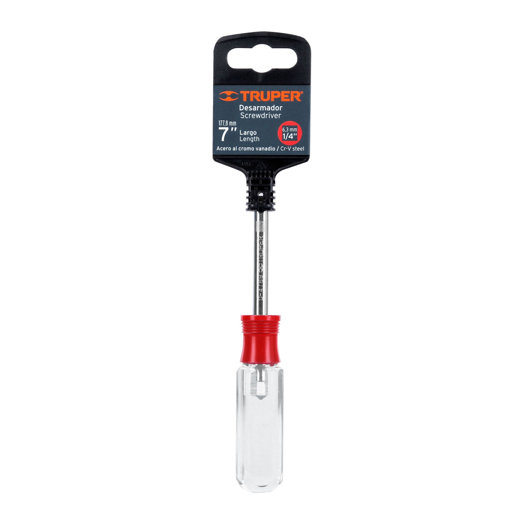 Desarmador de 7" para dados cuadro 1/4", Truper