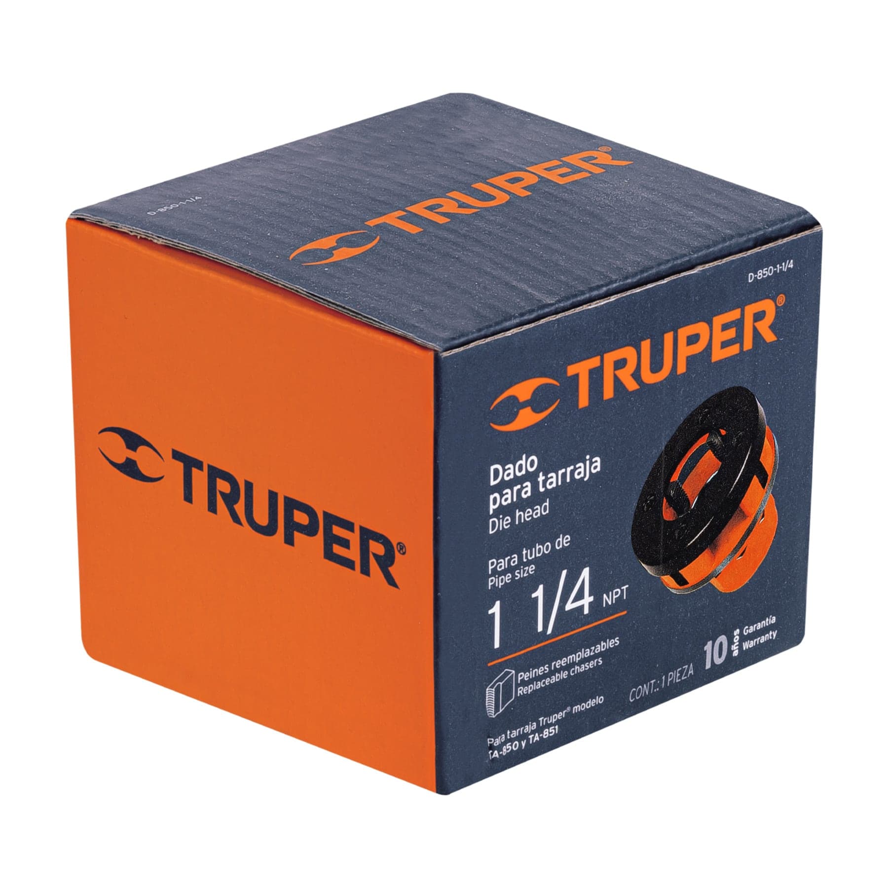 Dado 1-1/4" para tarrajas TA-850 y TA-851, Truper