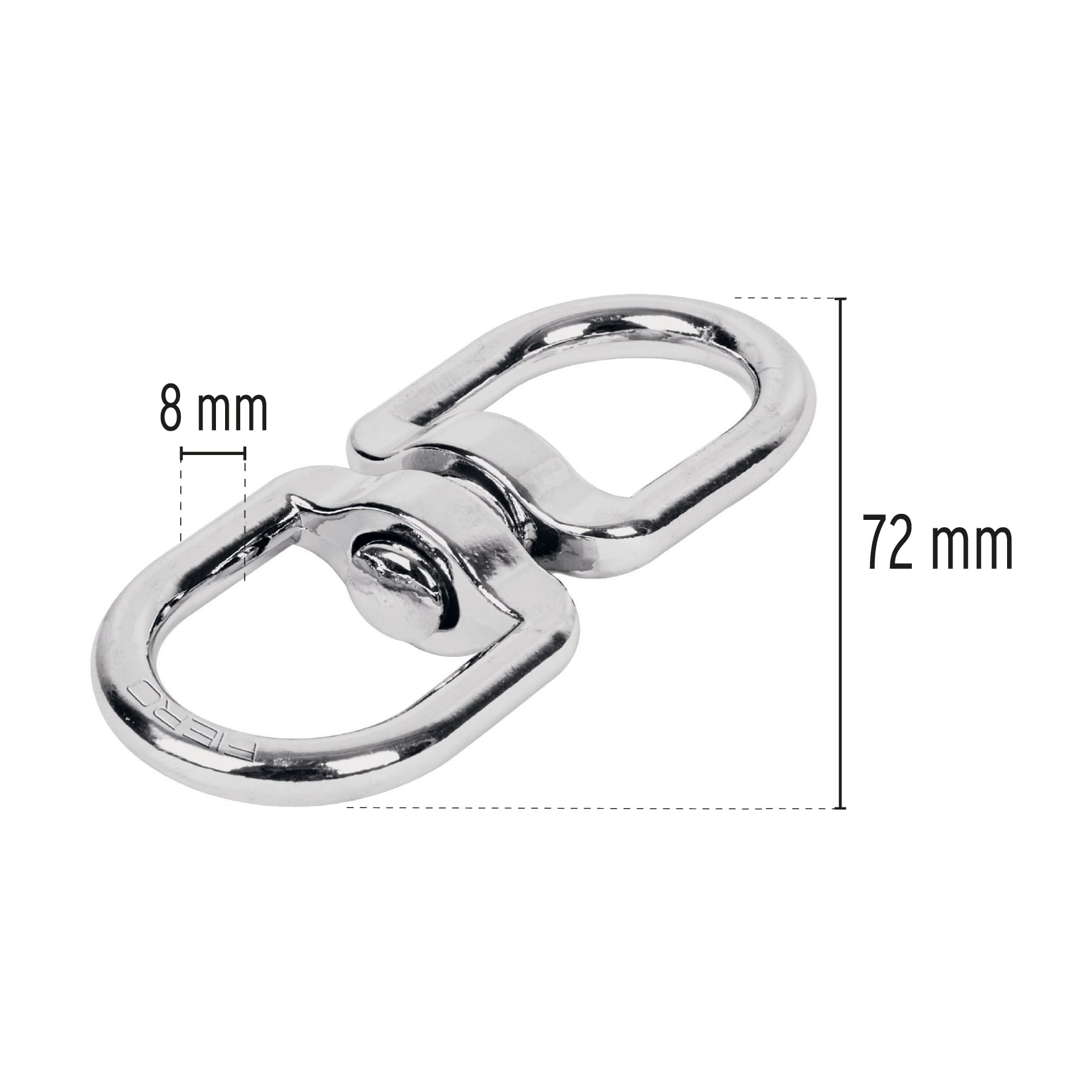 Destorcedor metálico de 5/16", Fiero