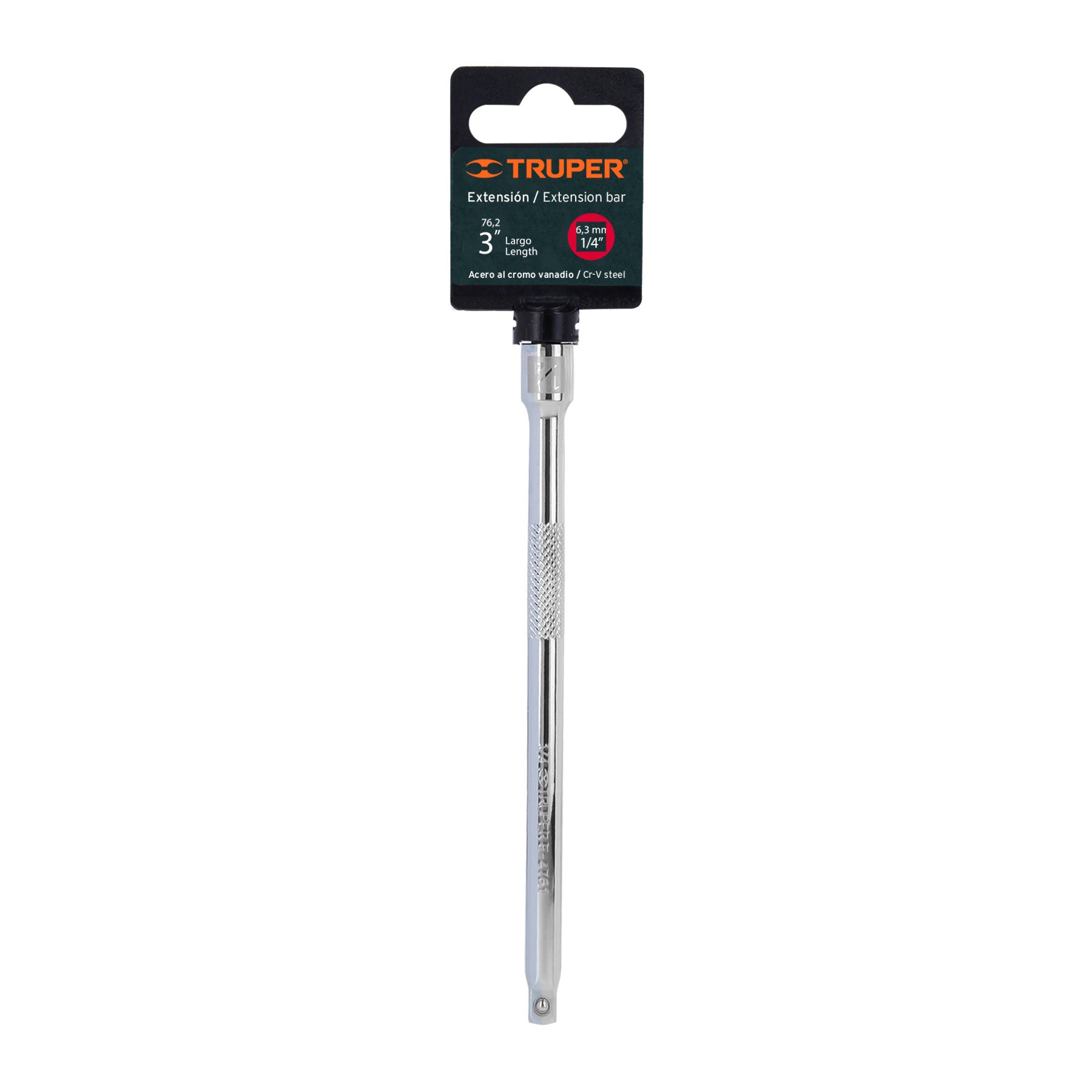 Extensión de 6" para matraca, cuadro 1/4", Truper