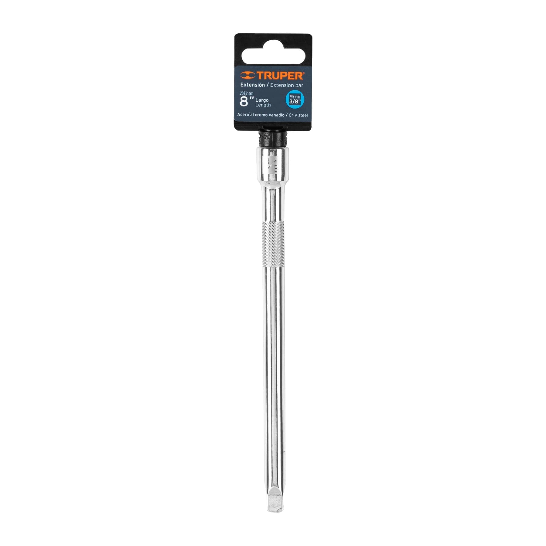 Extensión de 8" para matraca, cuadro 3/8", Truper
