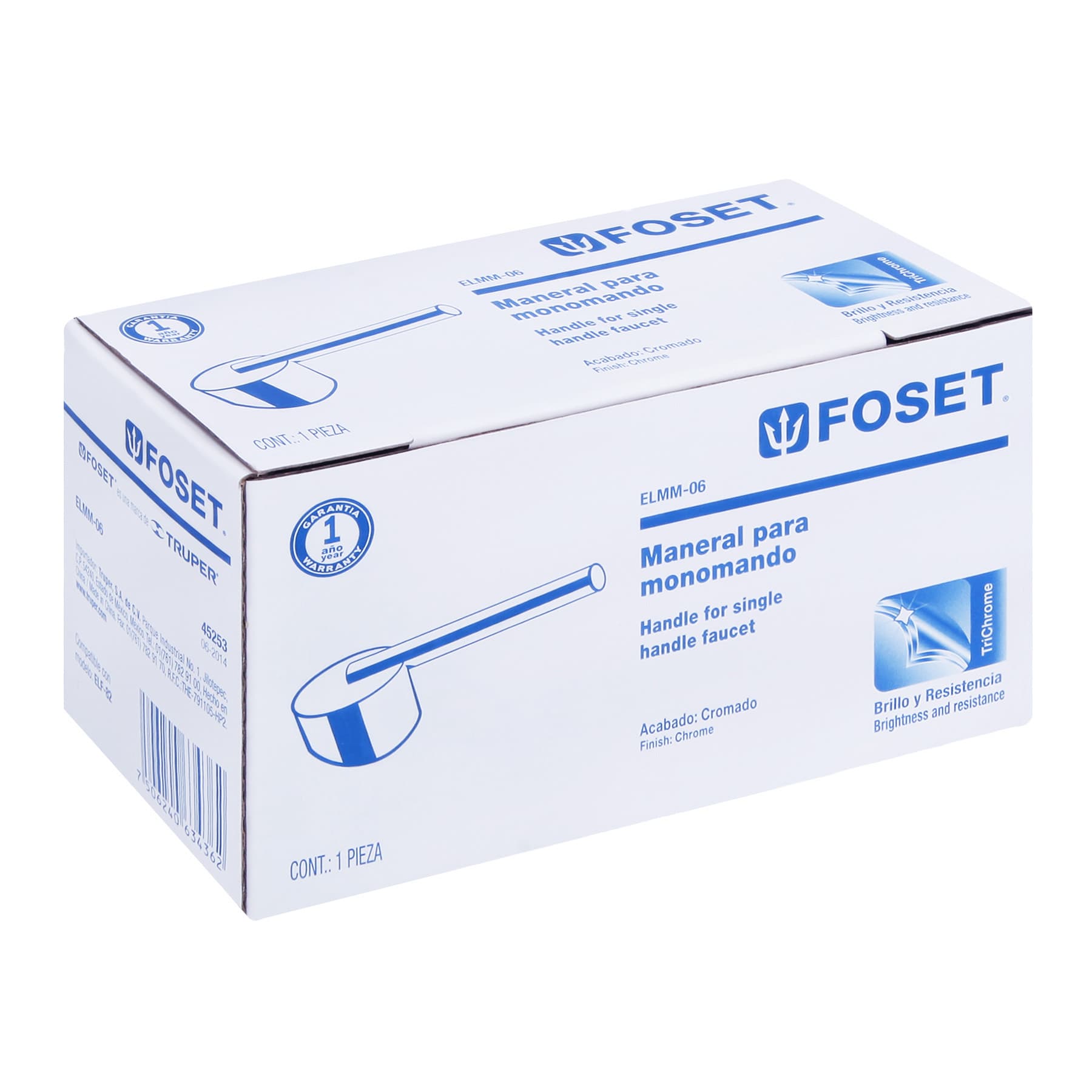 Maneral de palanca para monomando de fregadero, cromo, Element