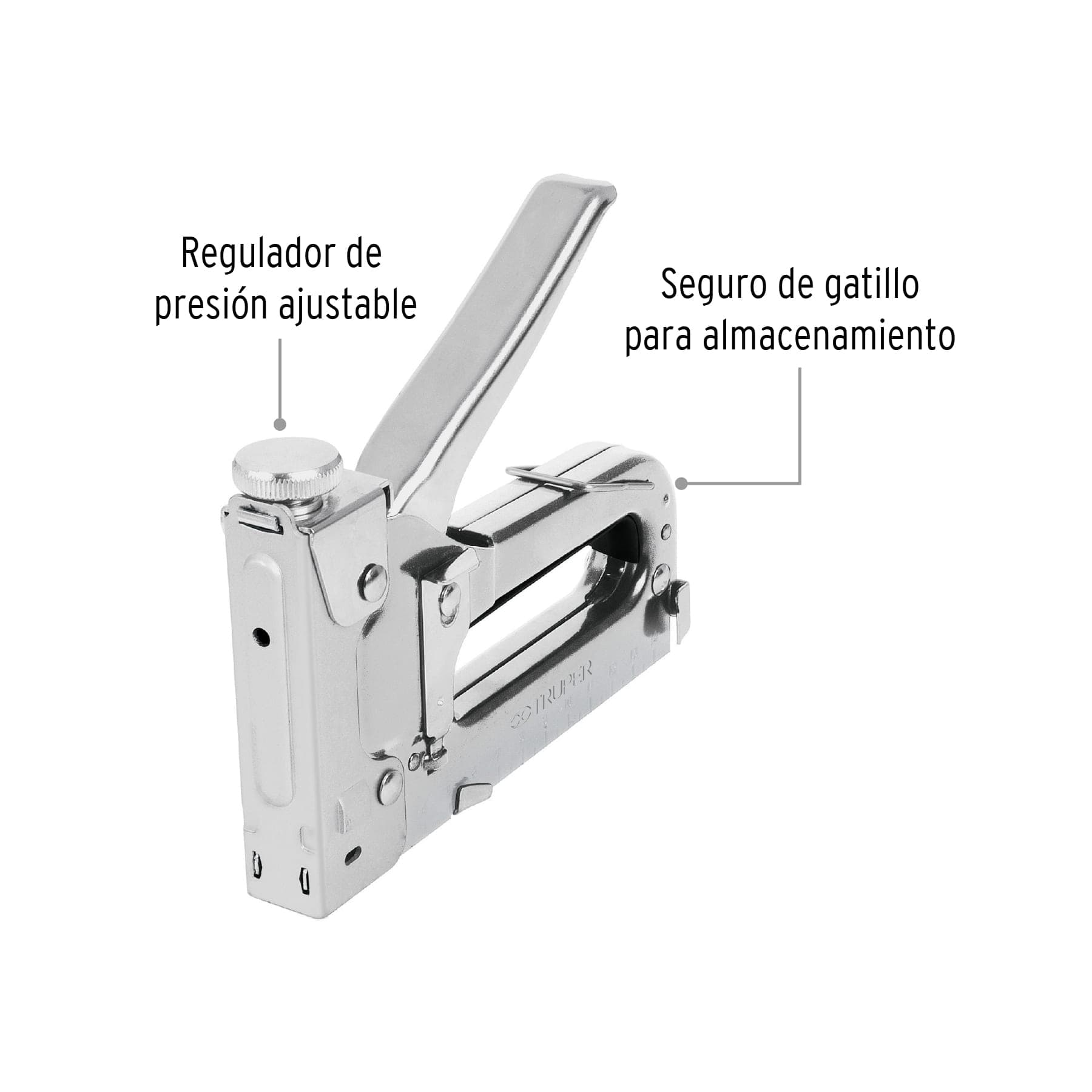 Engrapadora tipo pistola para º",5/16", 3/8", con 200 grapas