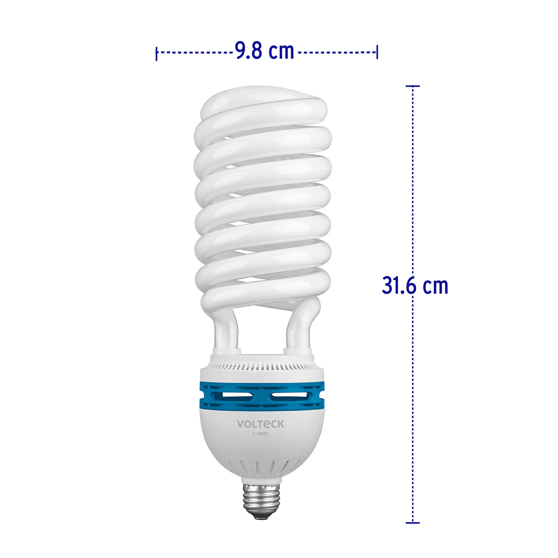 Lámpara espiral T5 105 W alta potencia luz de día, caja